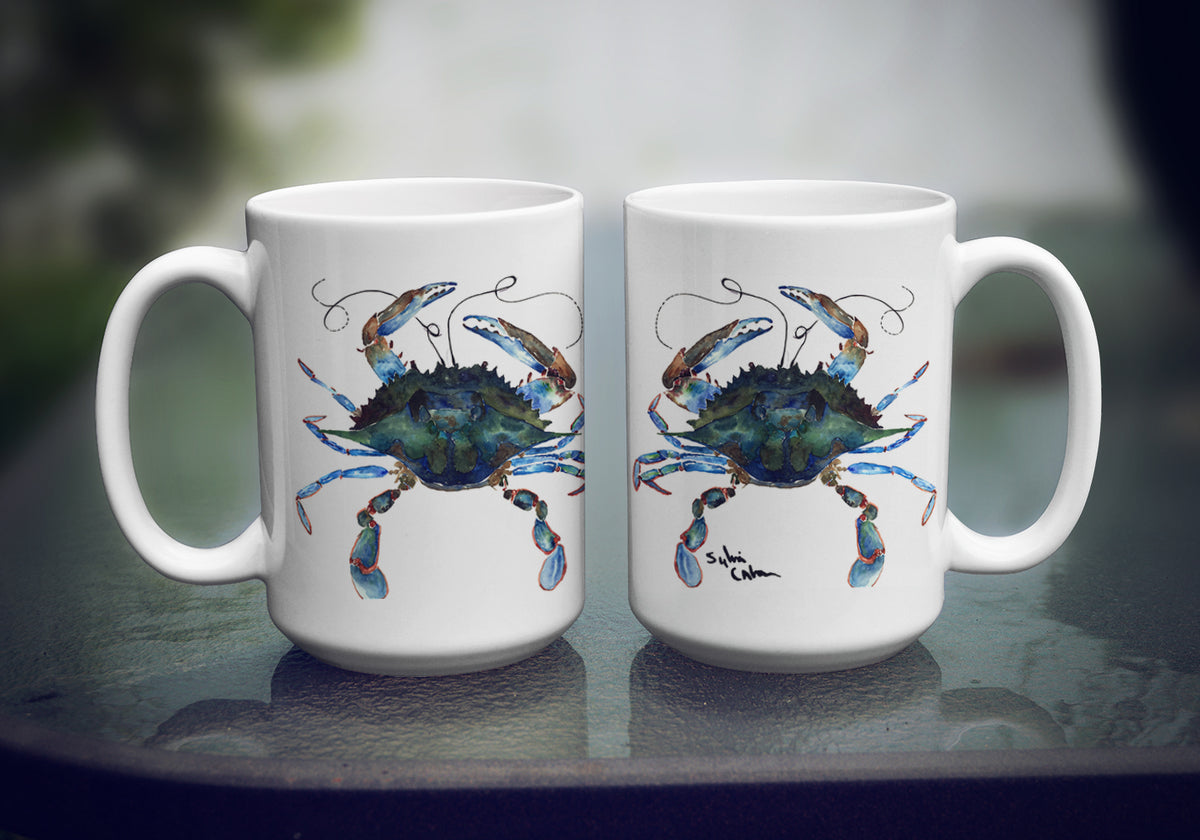 Male Blue Crab Coffee Mug 15 oz  the-store.com.