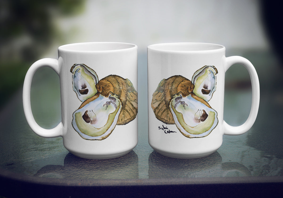 Oysters Coffee Mug 15 oz