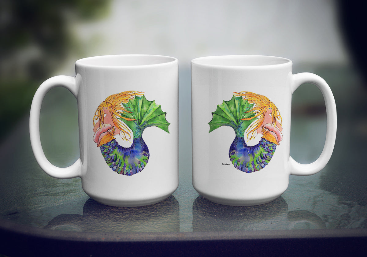 Blonde Mermaid Coffee Mug 15 oz