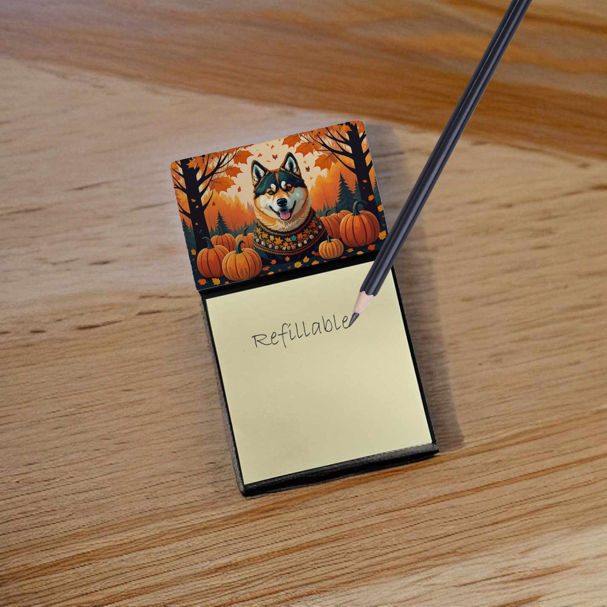 Buy this Akita Fall Sticky Note Holder