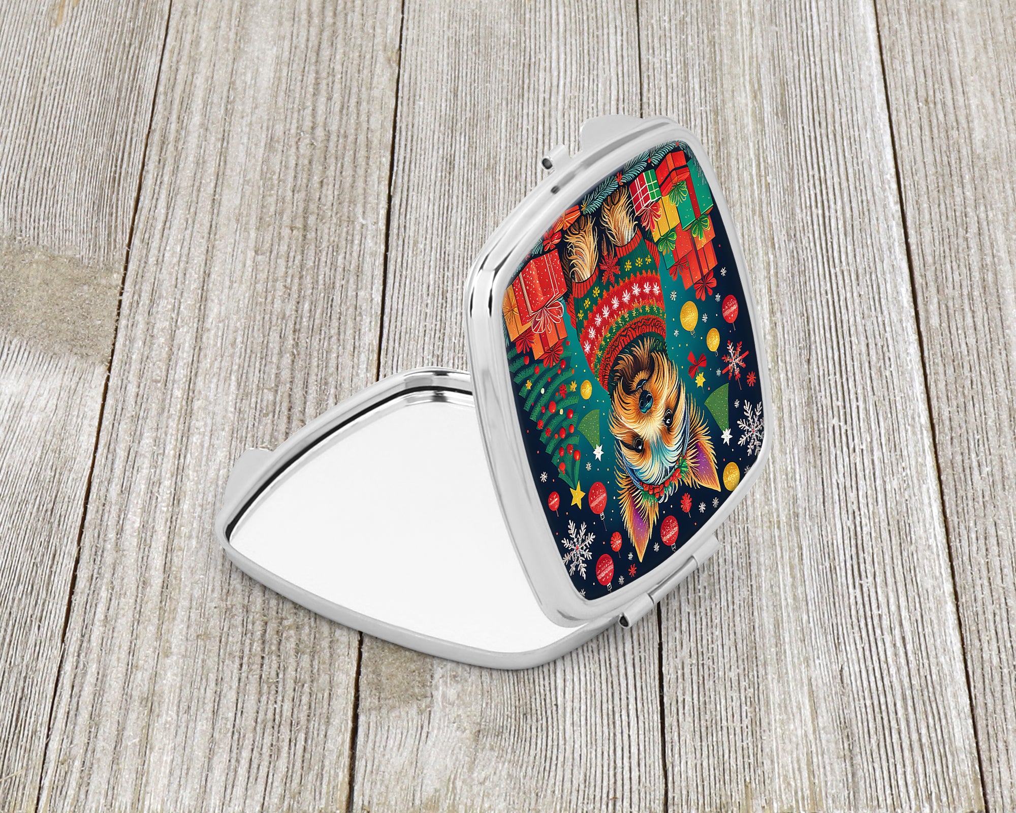 Australian Terrier Christmas Compact Mirror