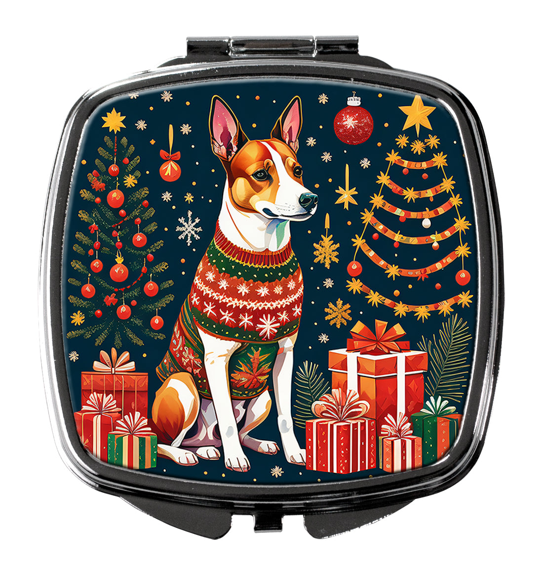 Buy this Basenji Christmas Compact Mirror