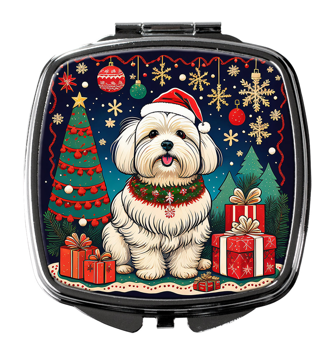 Buy this Coton De Tulear Christmas Compact Mirror