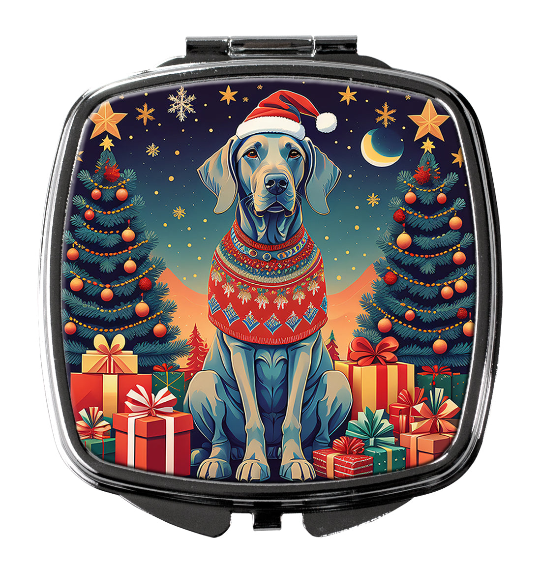 Buy this Weimaraner Christmas Compact Mirror