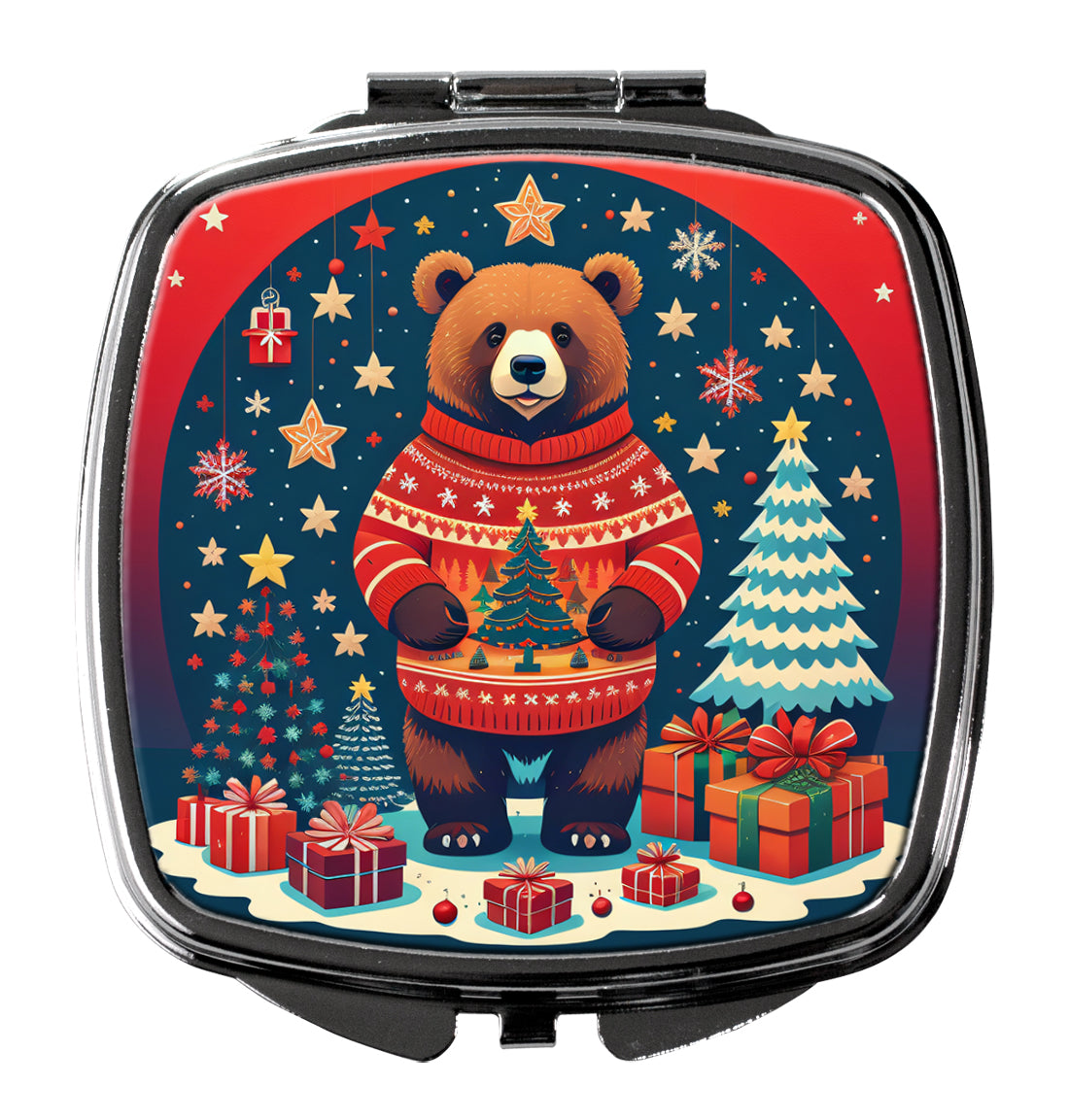 Buy this Bear Christmas Compact Mirror