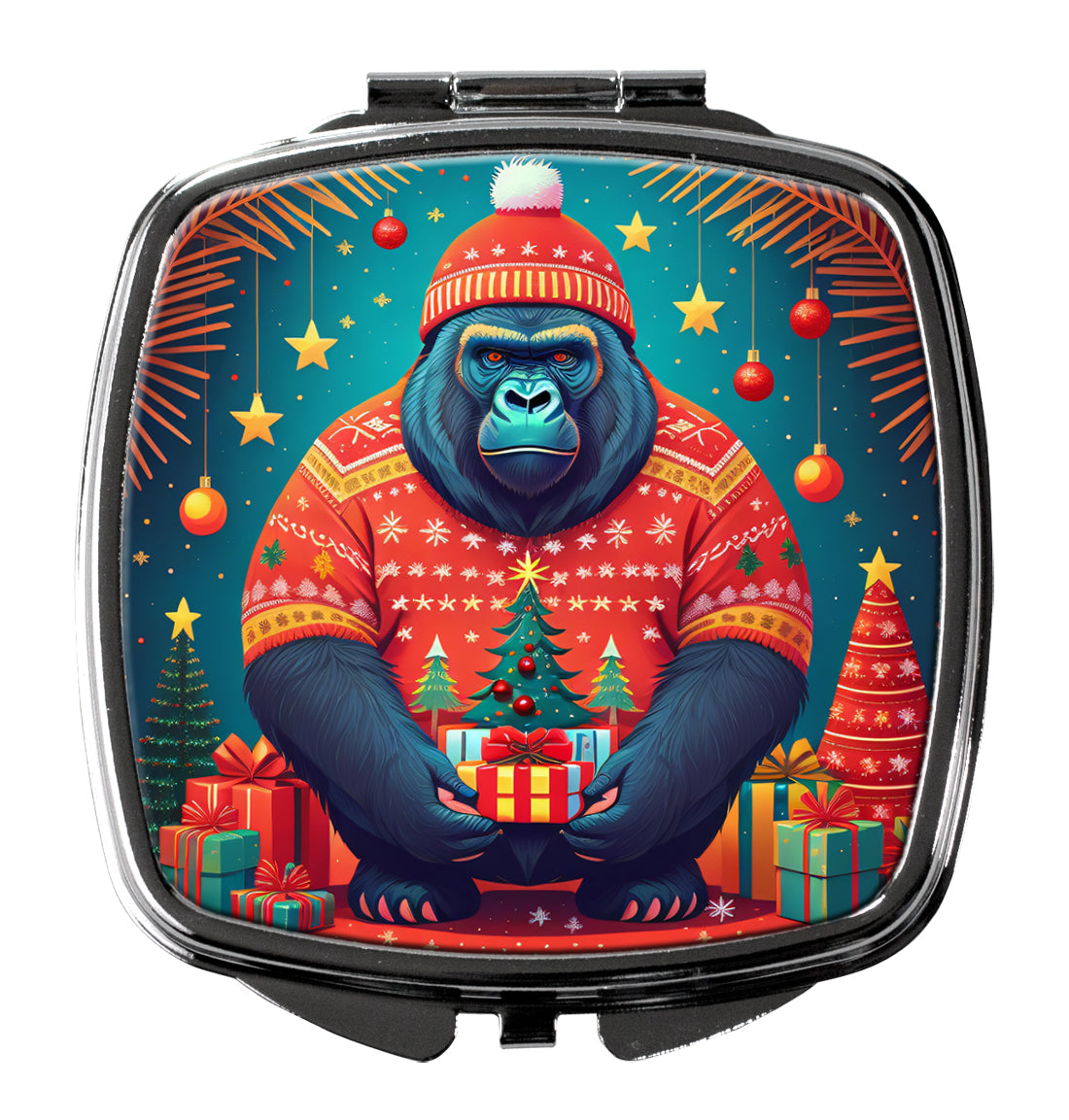 Buy this Gorilla Christmas Compact Mirror