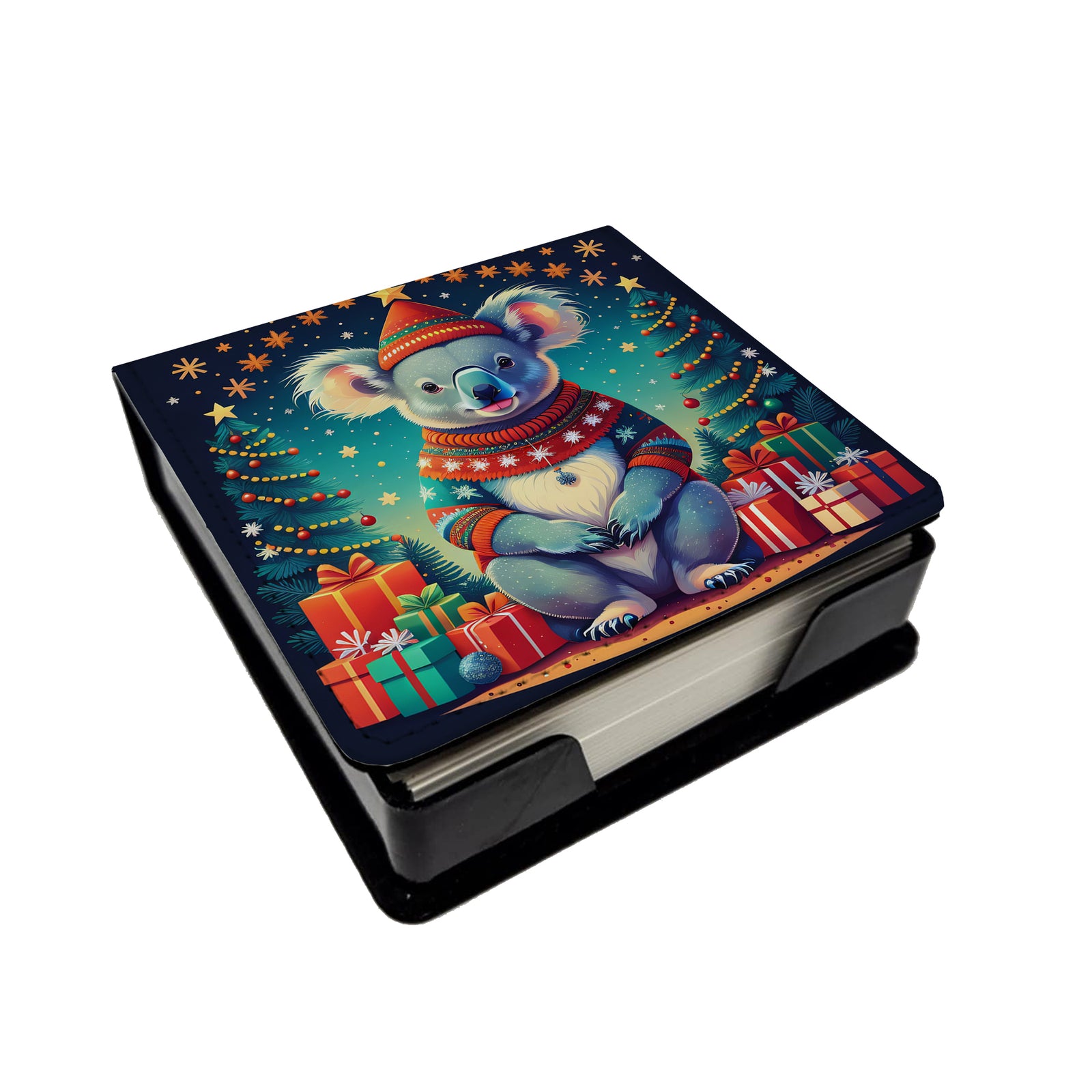 Buy this Koala Christmas PU Leather Note Paper Holder