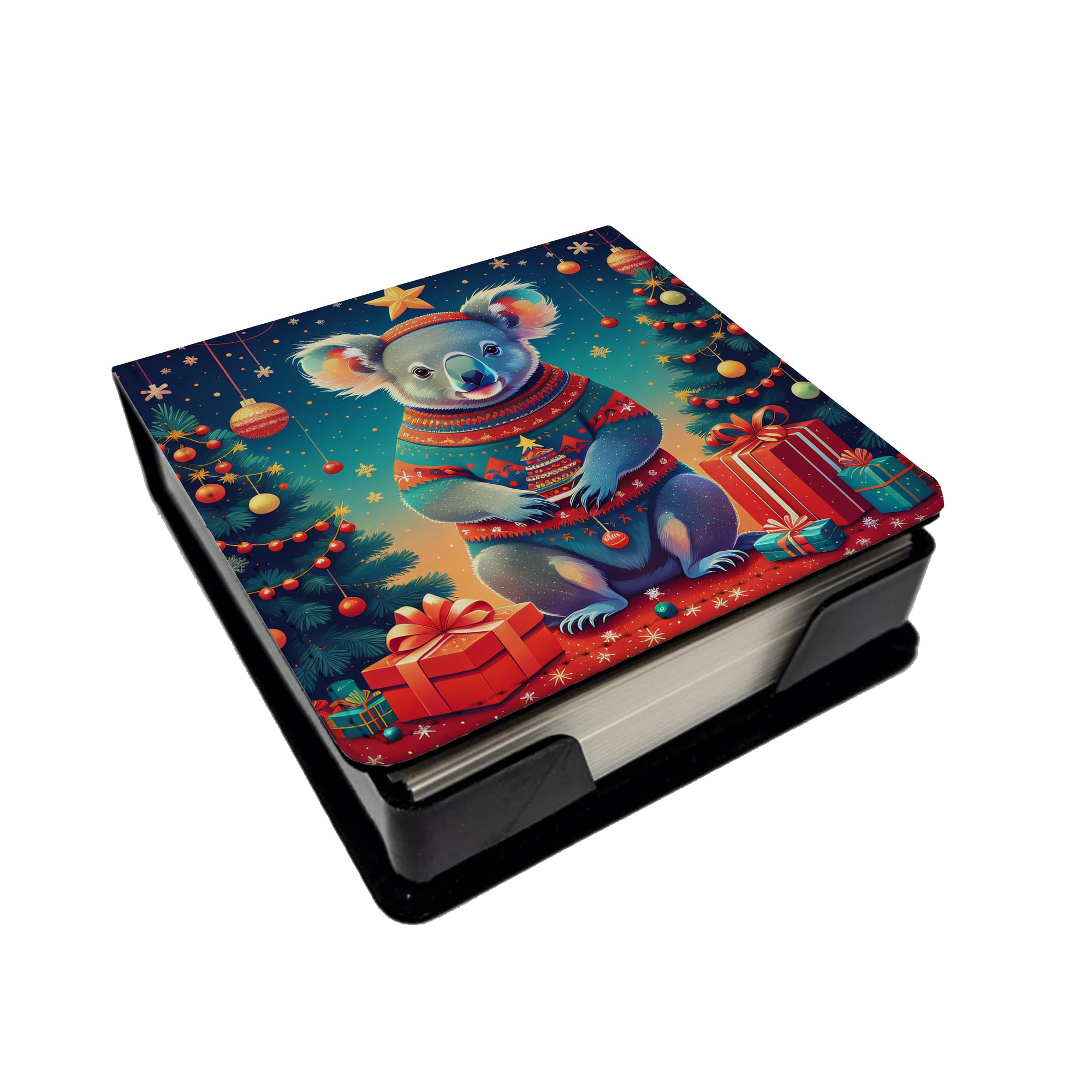 Buy this Koala Christmas PU Leather Note Paper Holder