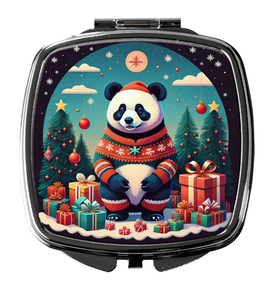 Buy this Panda Christmas Compact Mirror