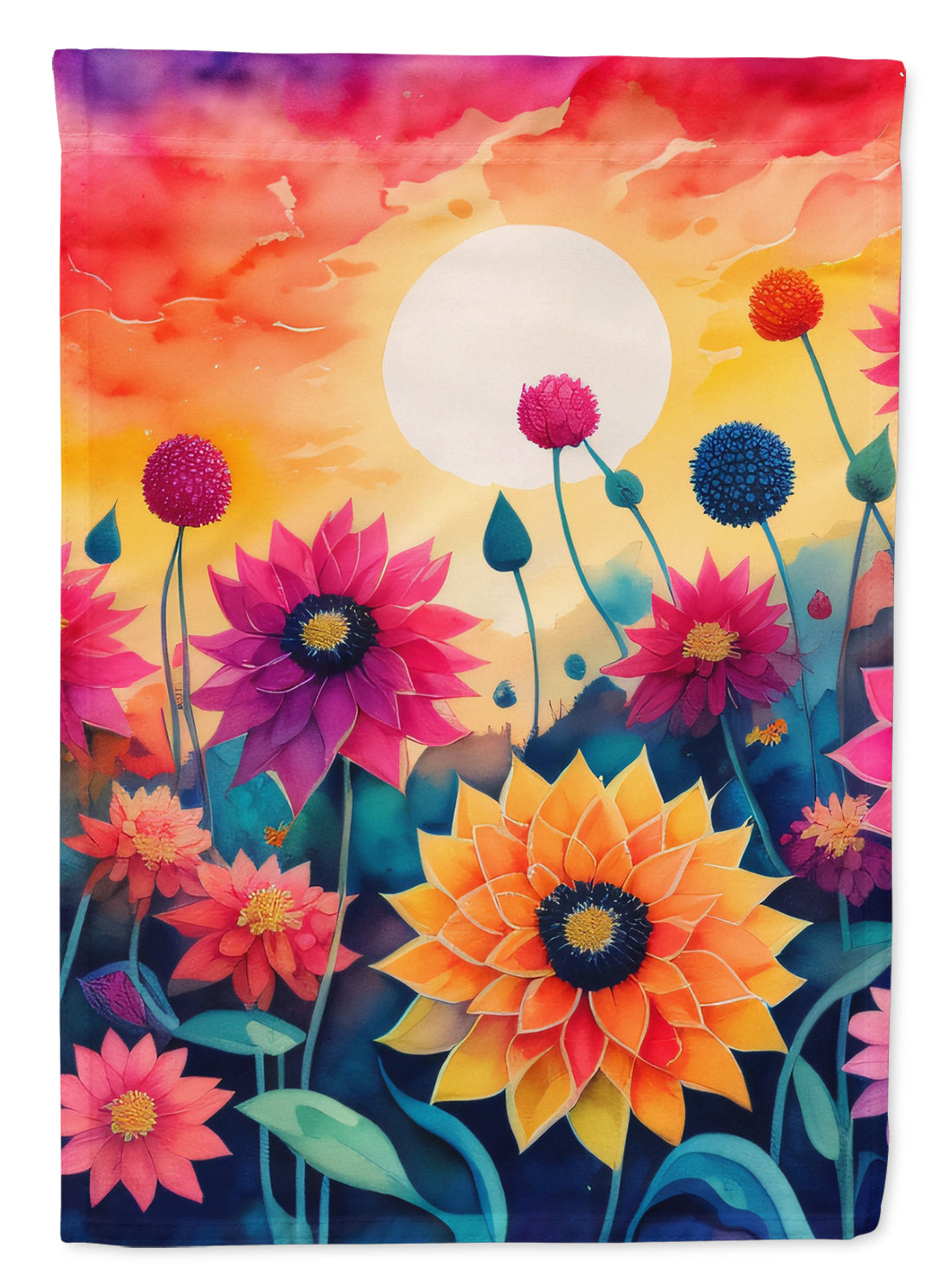 Buy this Dahlias in Color Garden Flag