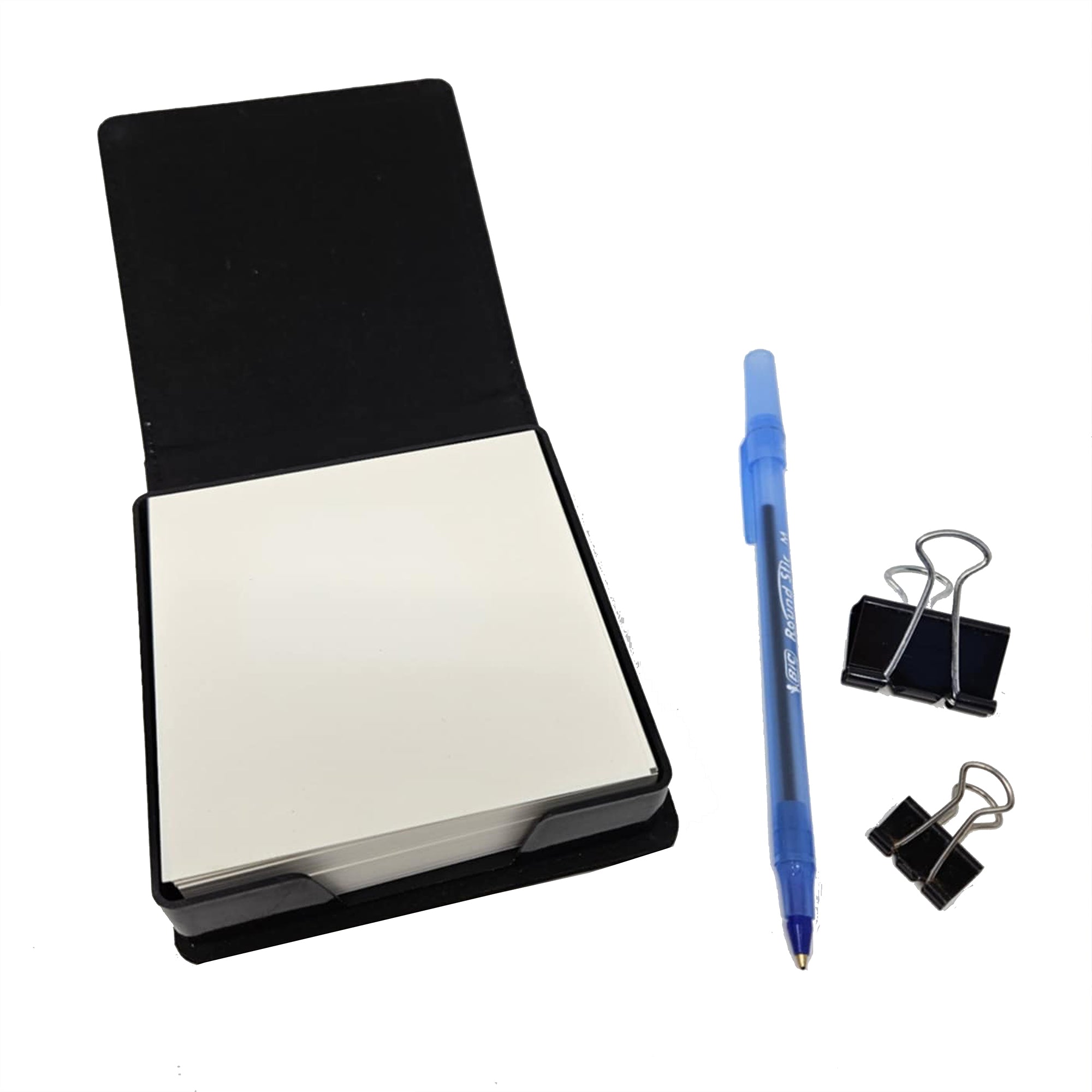 Delphinium in Color PU Leather Note Paper Holder