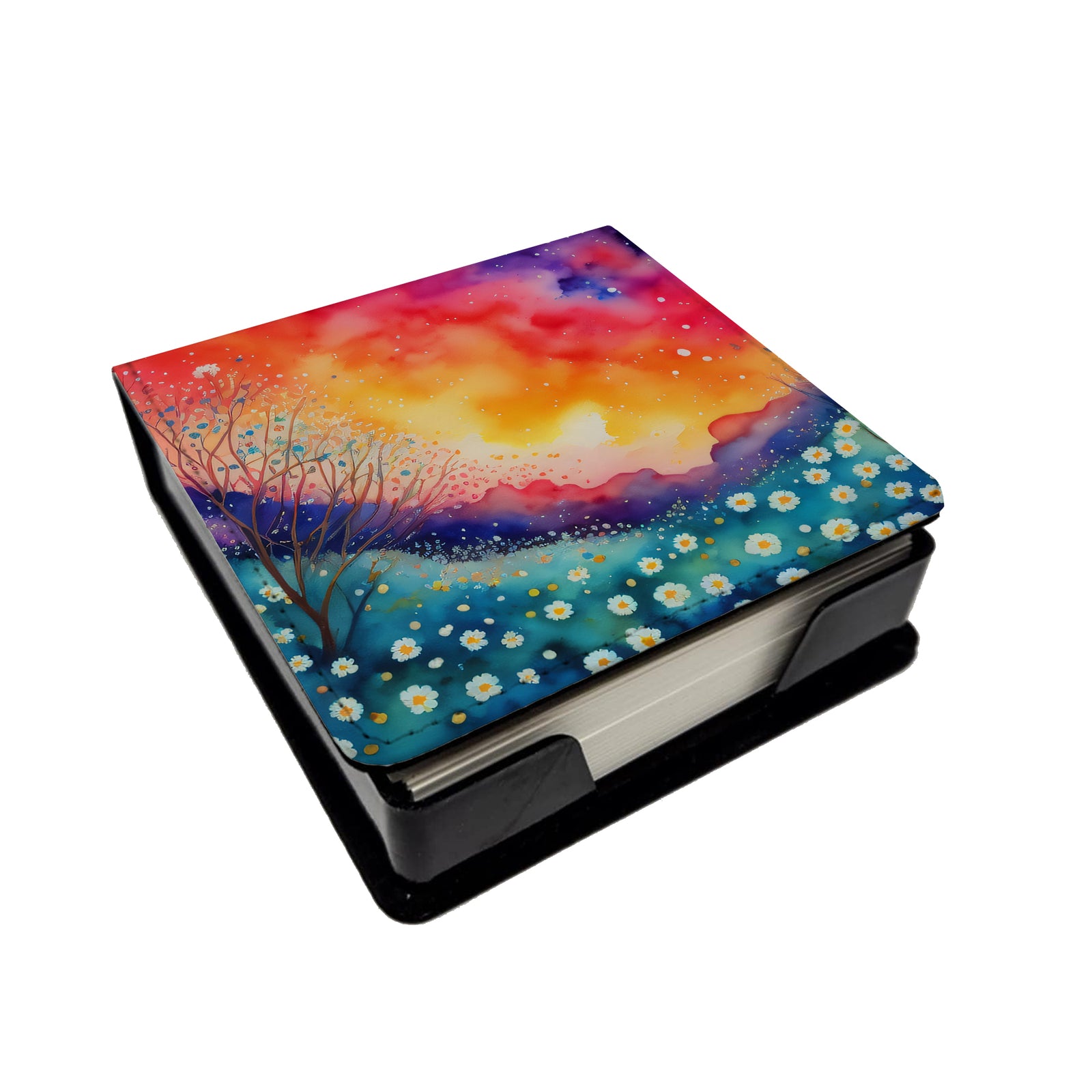 Buy this Gypsophila in Color PU Leather Note Paper Holder