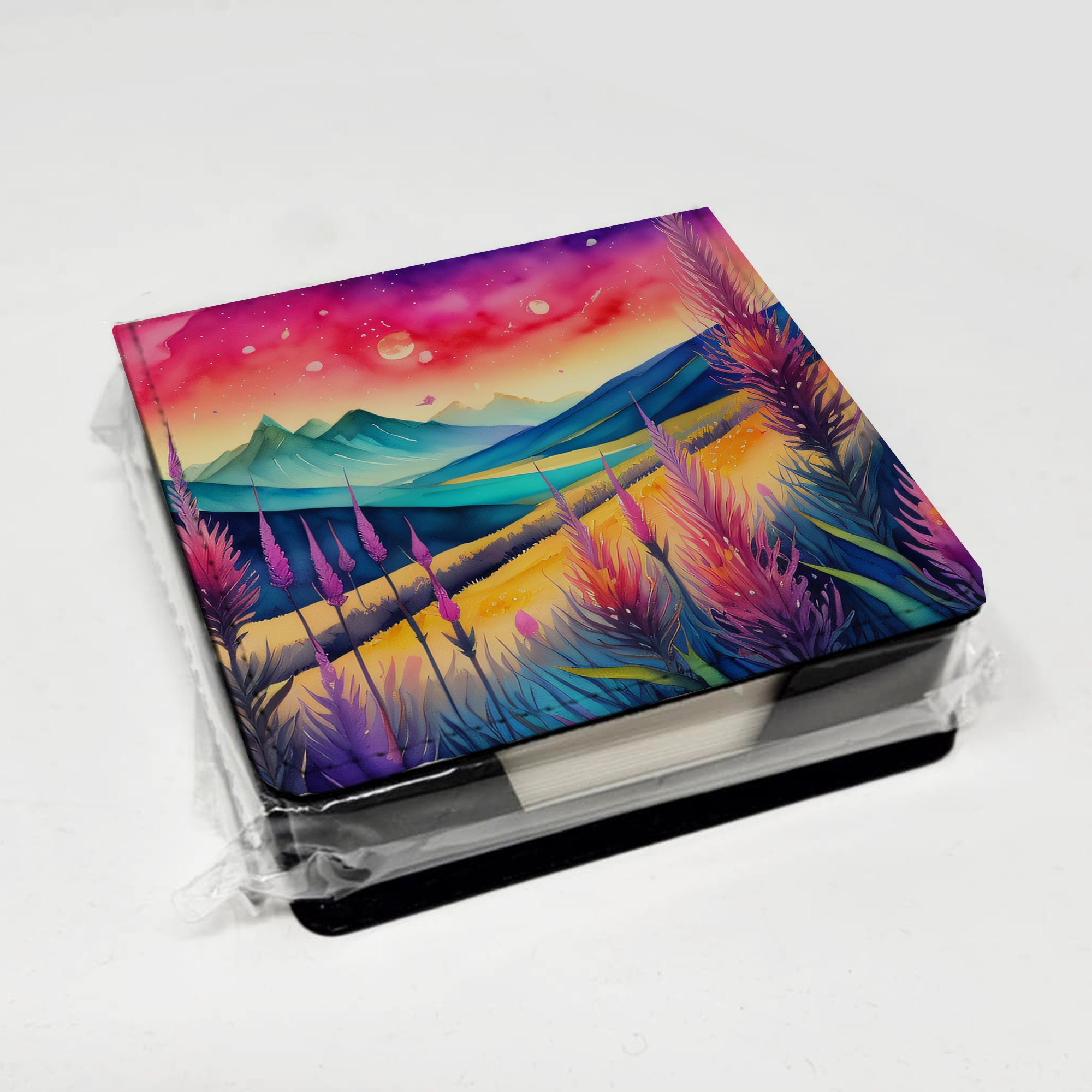 Liatris in Color PU Leather Note Paper Holder