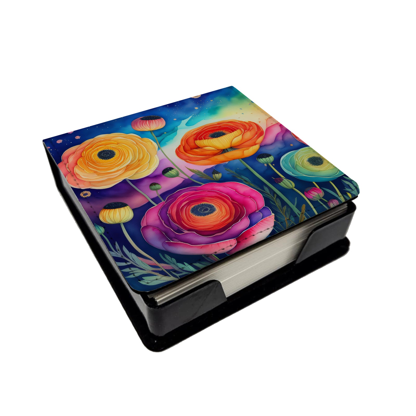 Buy this Ranunculus in Color PU Leather Note Paper Holder