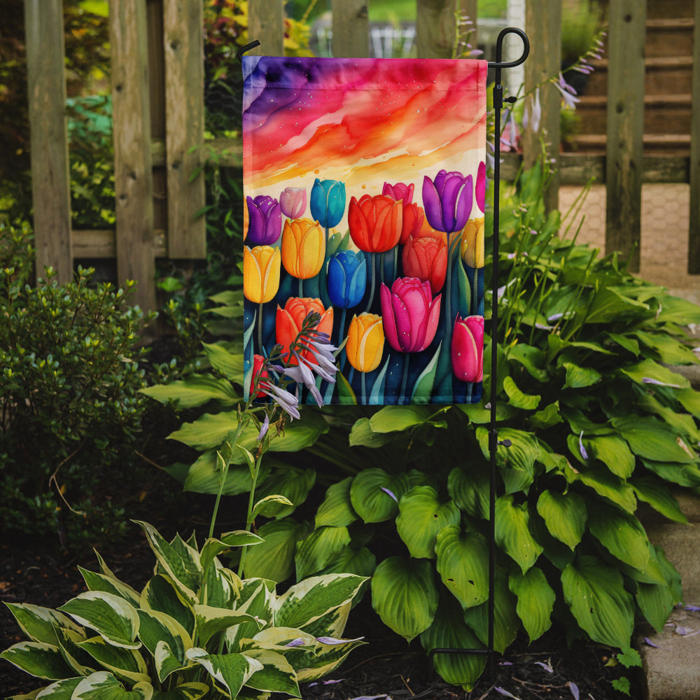 Buy this Tulips in Color Garden Flag