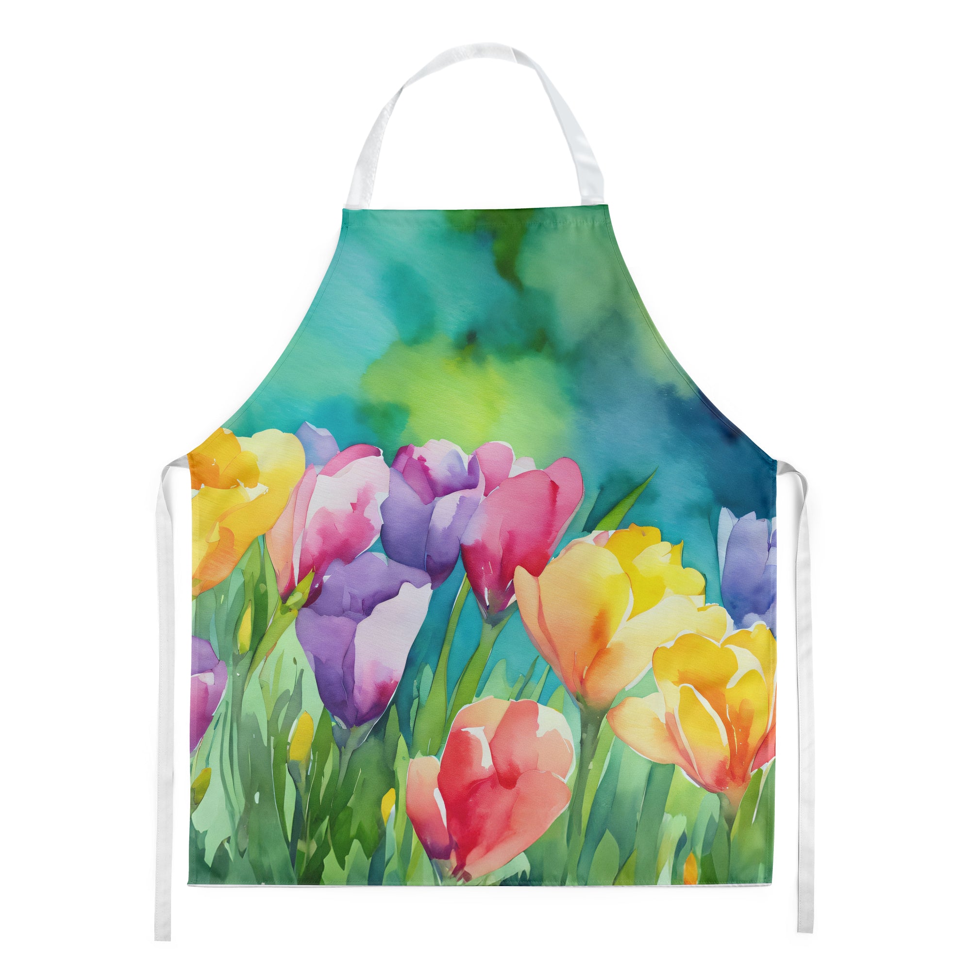 Buy this Freesias in Watercolor Apron