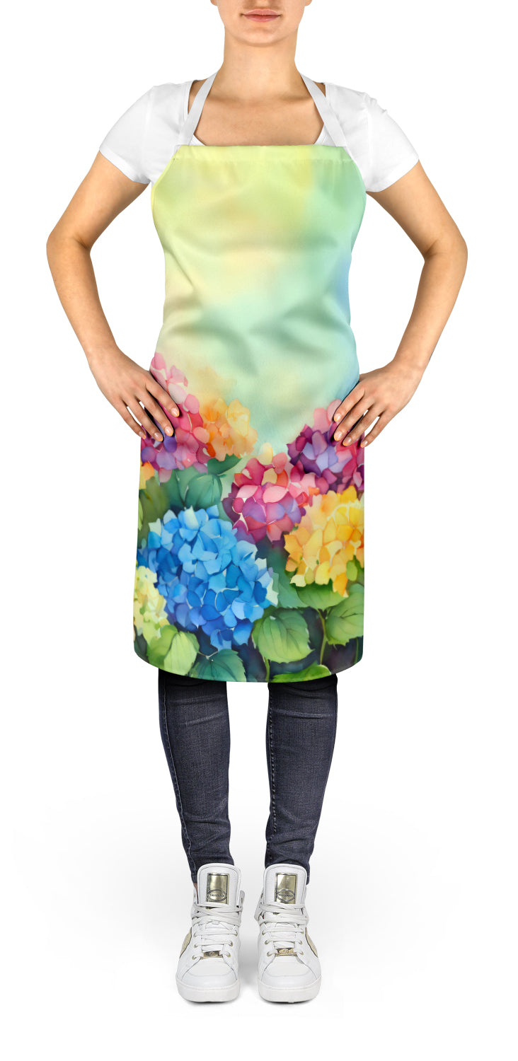 Buy this Hydrangeas in Watercolor Apron