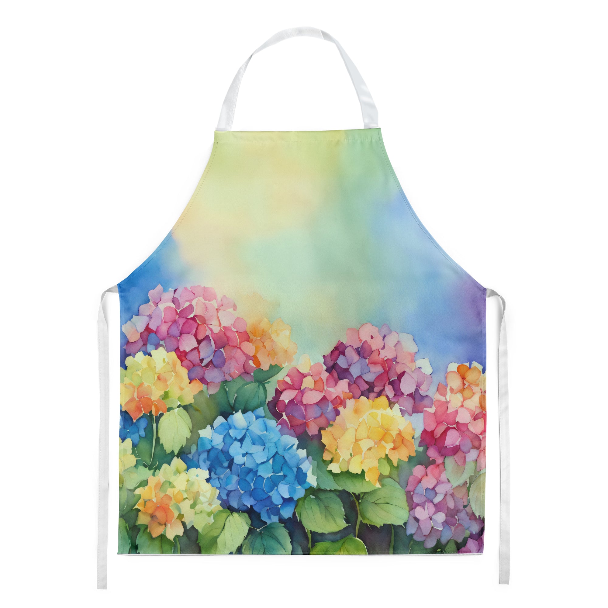 Buy this Hydrangeas in Watercolor Apron