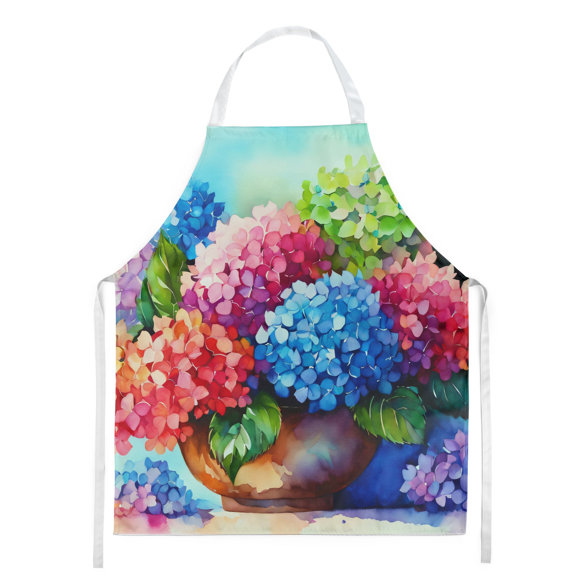 Buy this Hydrangeas in Watercolor Apron