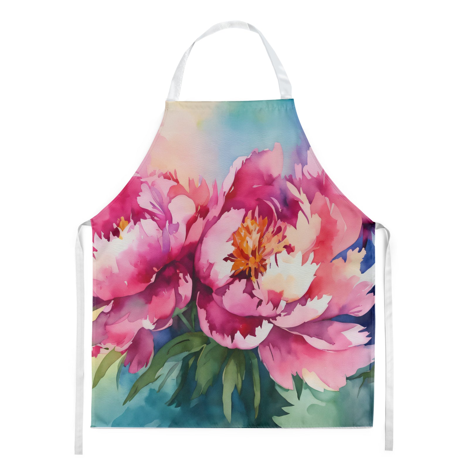 Buy this Peonies in Watercolor Apron