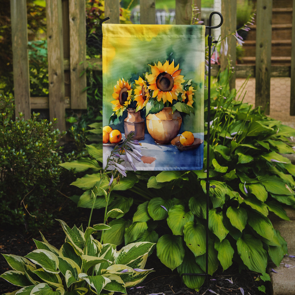 Buy this Sunflowers in Watercolor Garden Flag