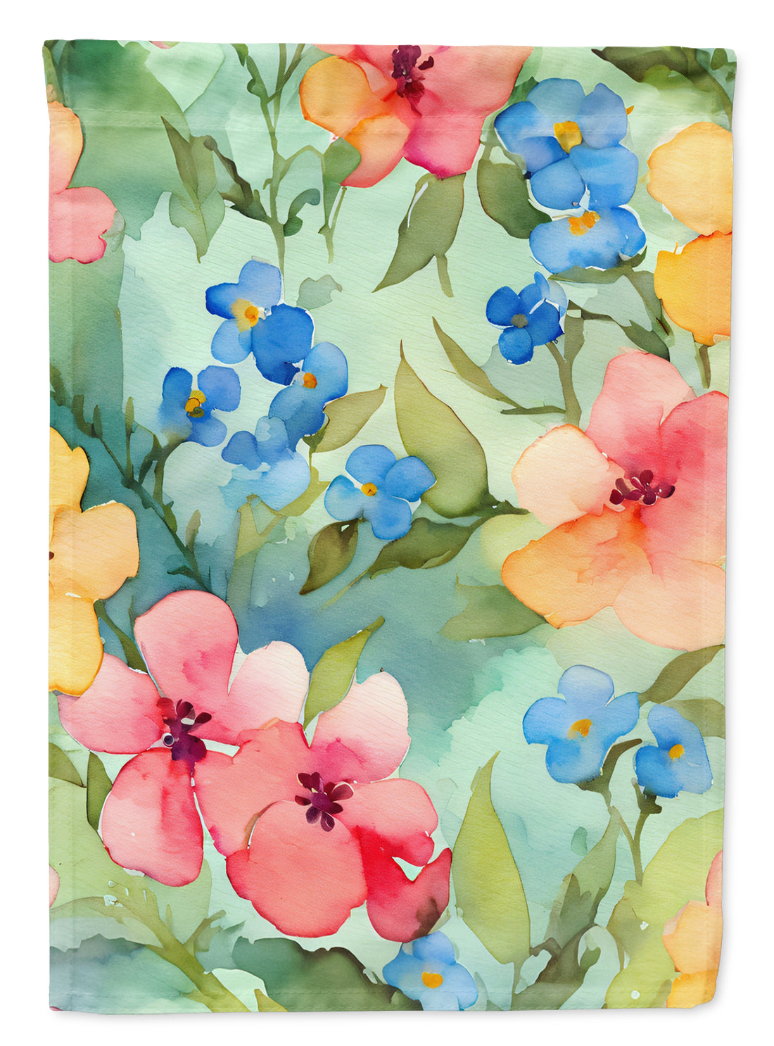 Buy this Alaska Forget-me-nots in Watercolor Garden Flag