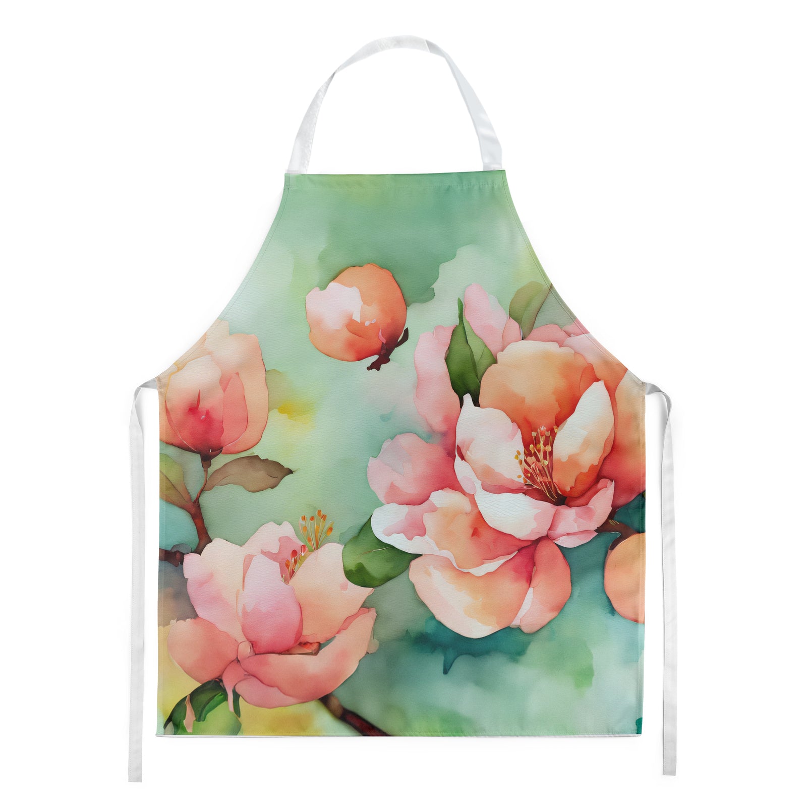 Buy this Delaware Peach Blossom in Watercolor Apron