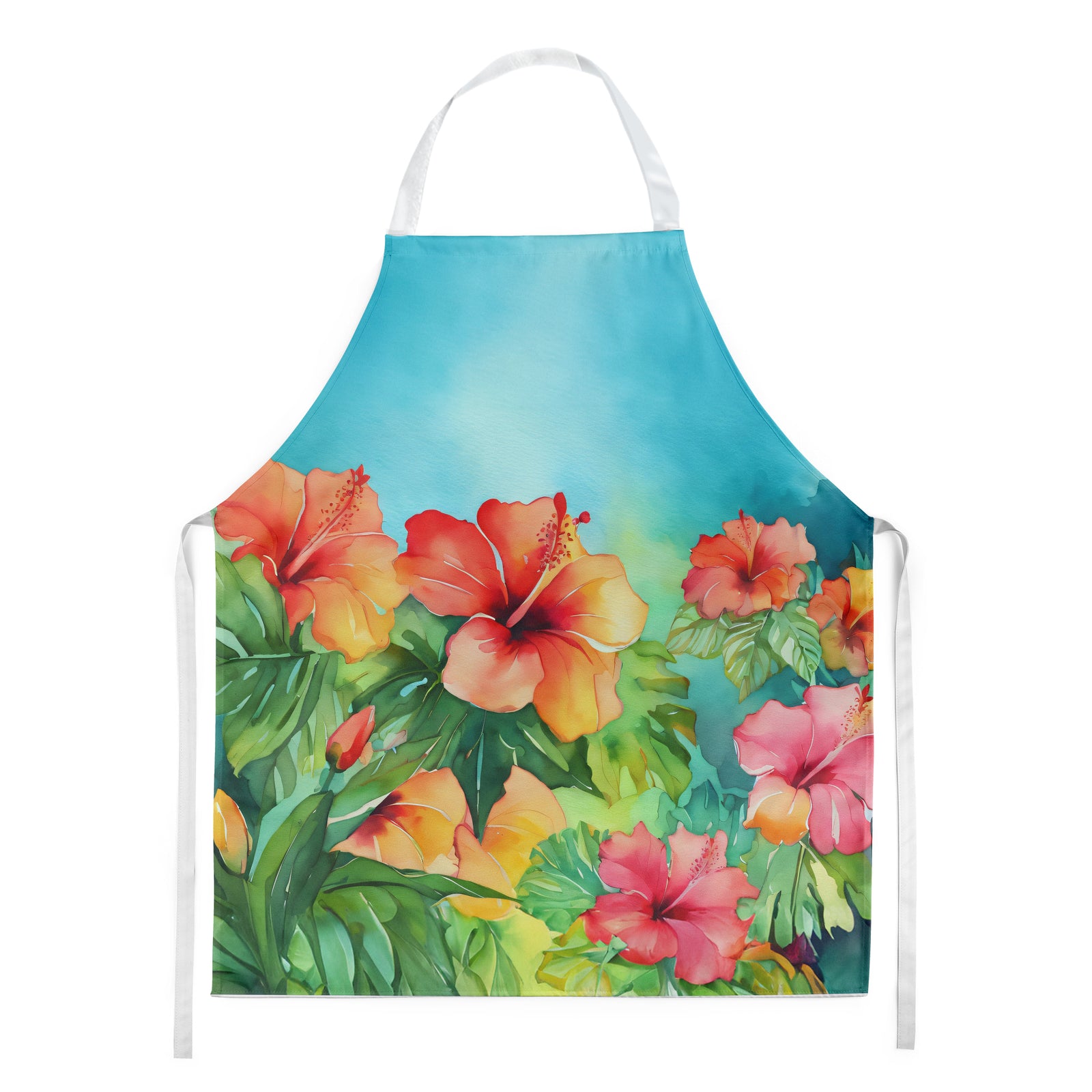 Buy this Hawaii Hawaiian Hibiscus in Watercolor Apron