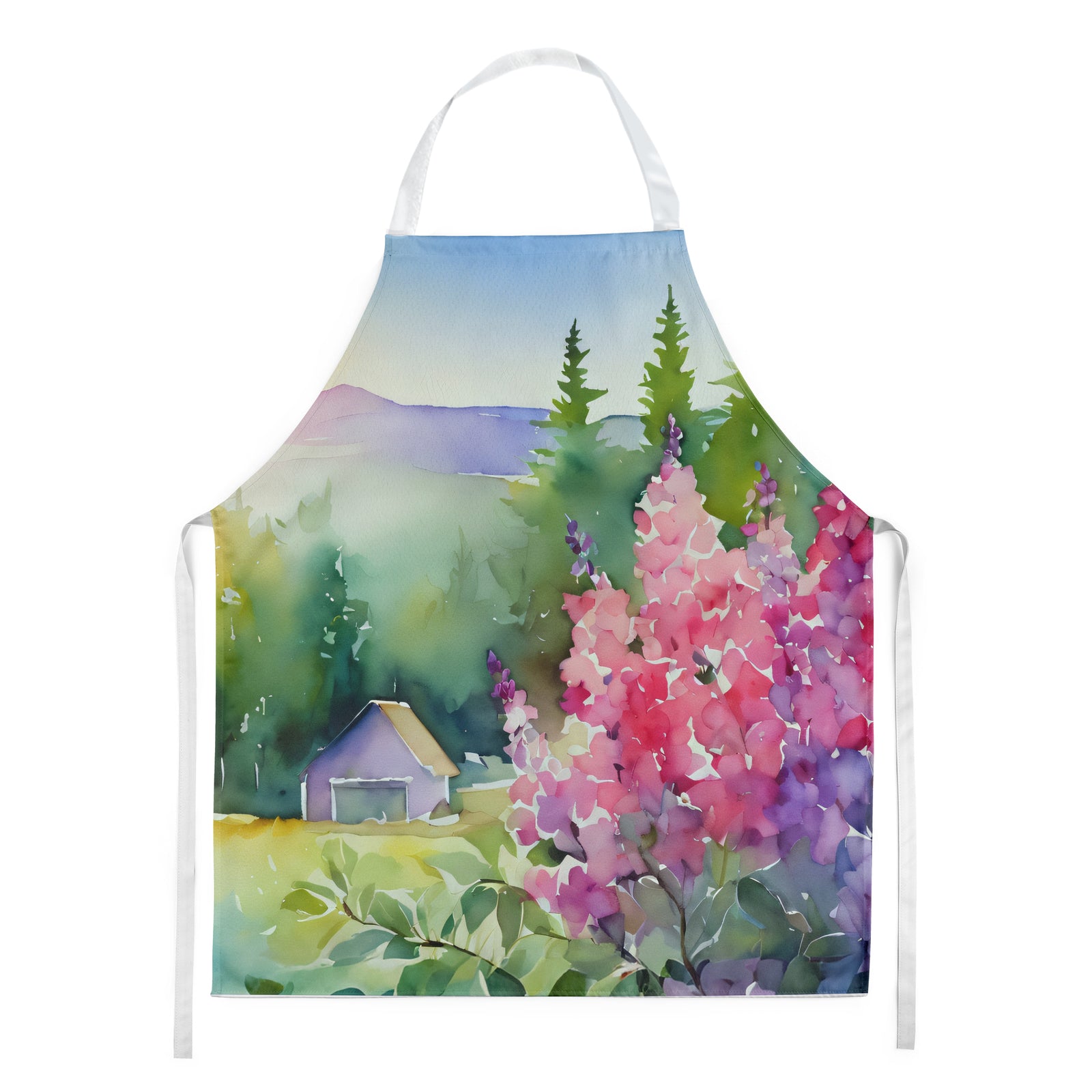 Buy this Idaho Syringa in Watercolor Apron