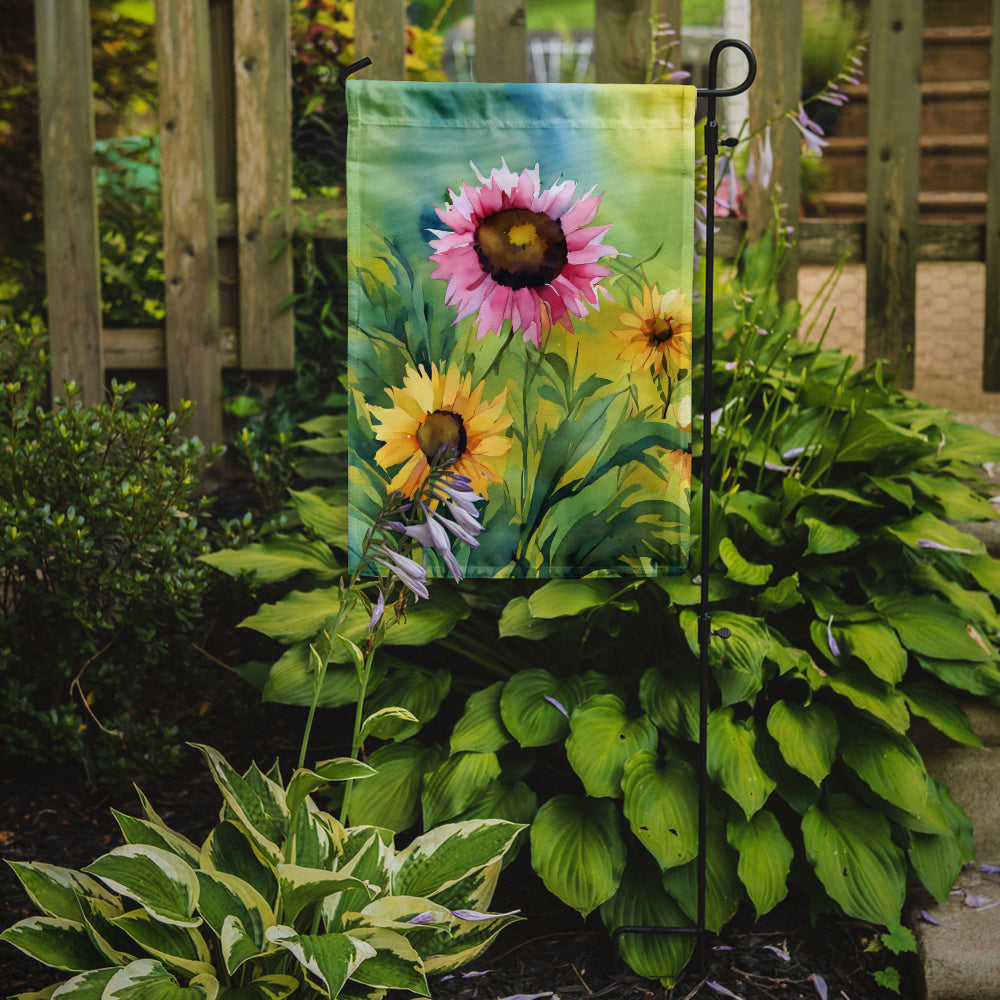 Kentucky Goldenrod in Watercolor Garden Flag