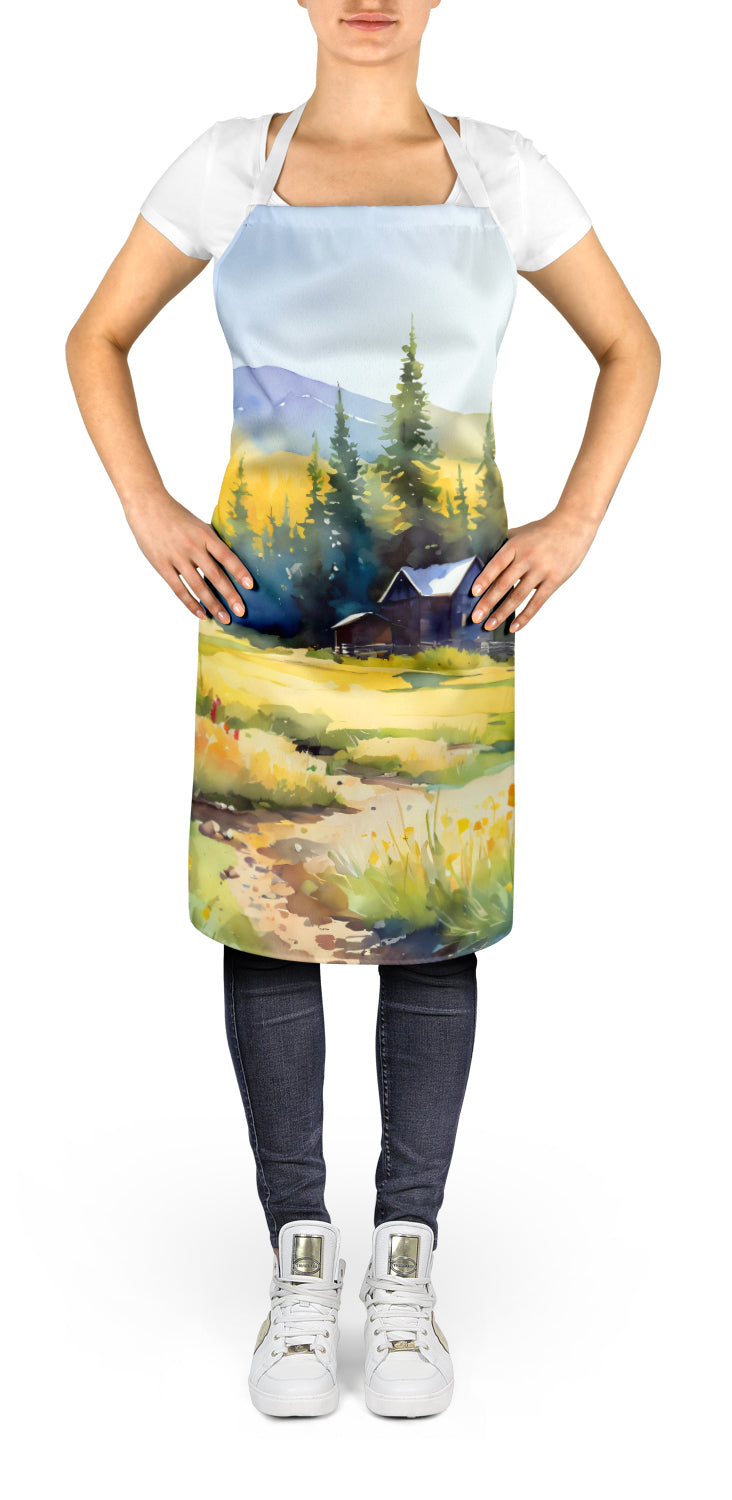 Buy this Montana Bitterroot in Watercolor Apron