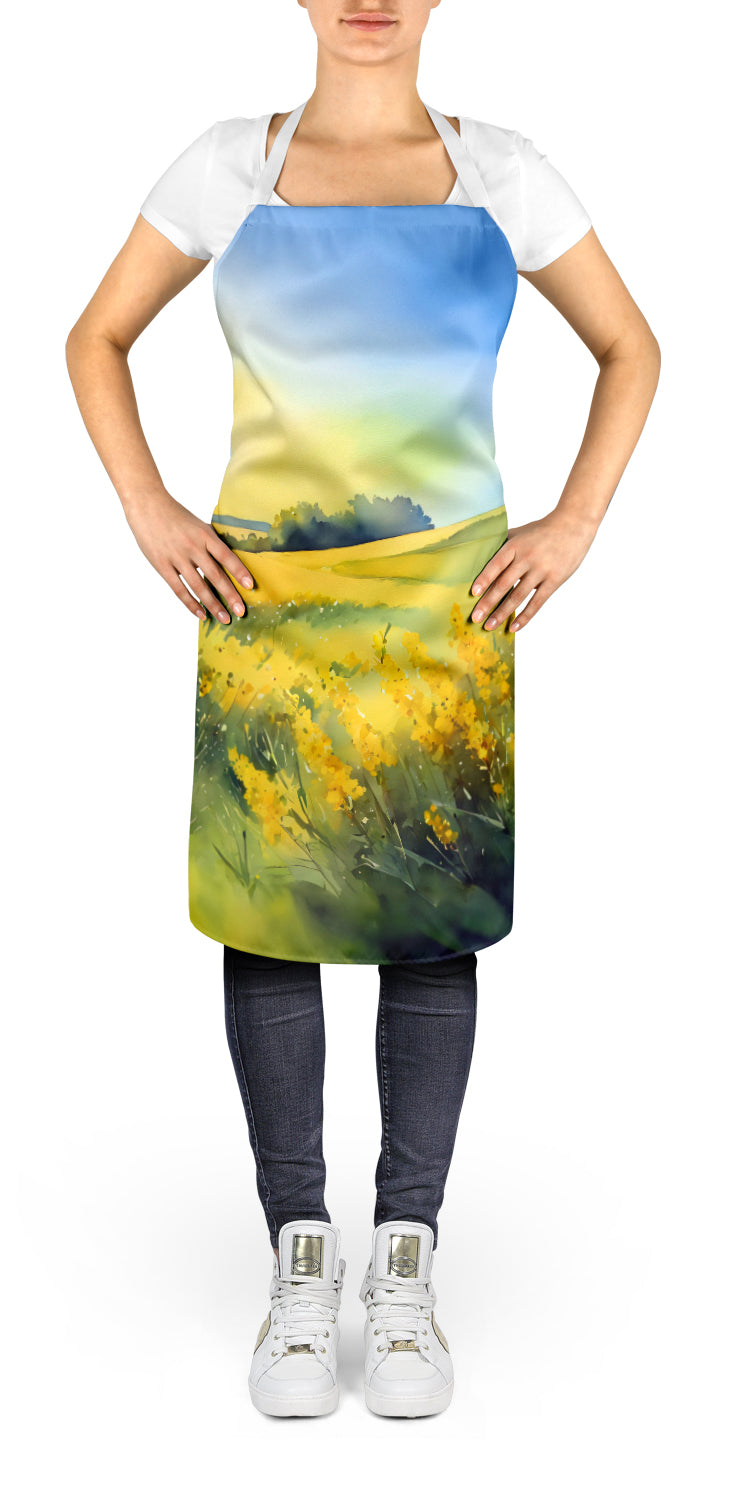 Buy this Nebraska Goldenrod in Watercolor Apron