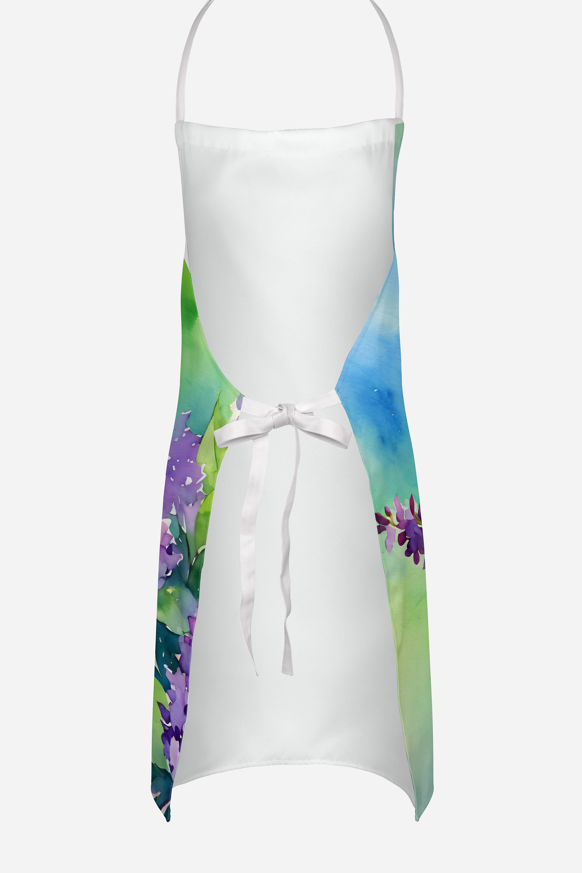 New Hampshire Purple Lilac in Watercolor Apron