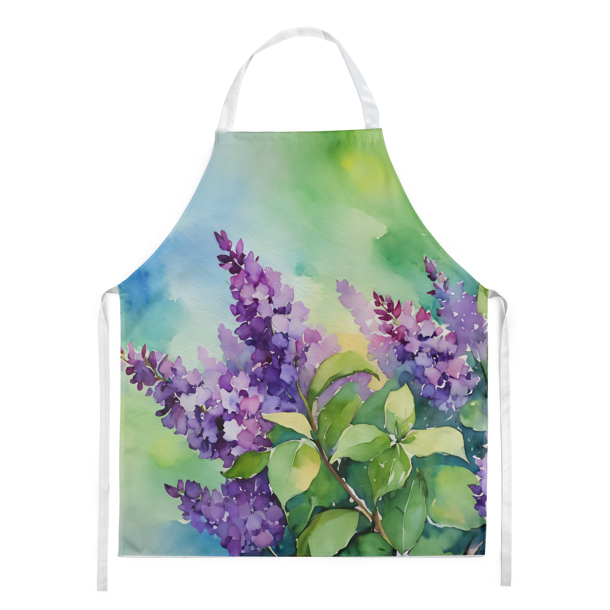 Buy this New Hampshire Purple Lilac in Watercolor Apron