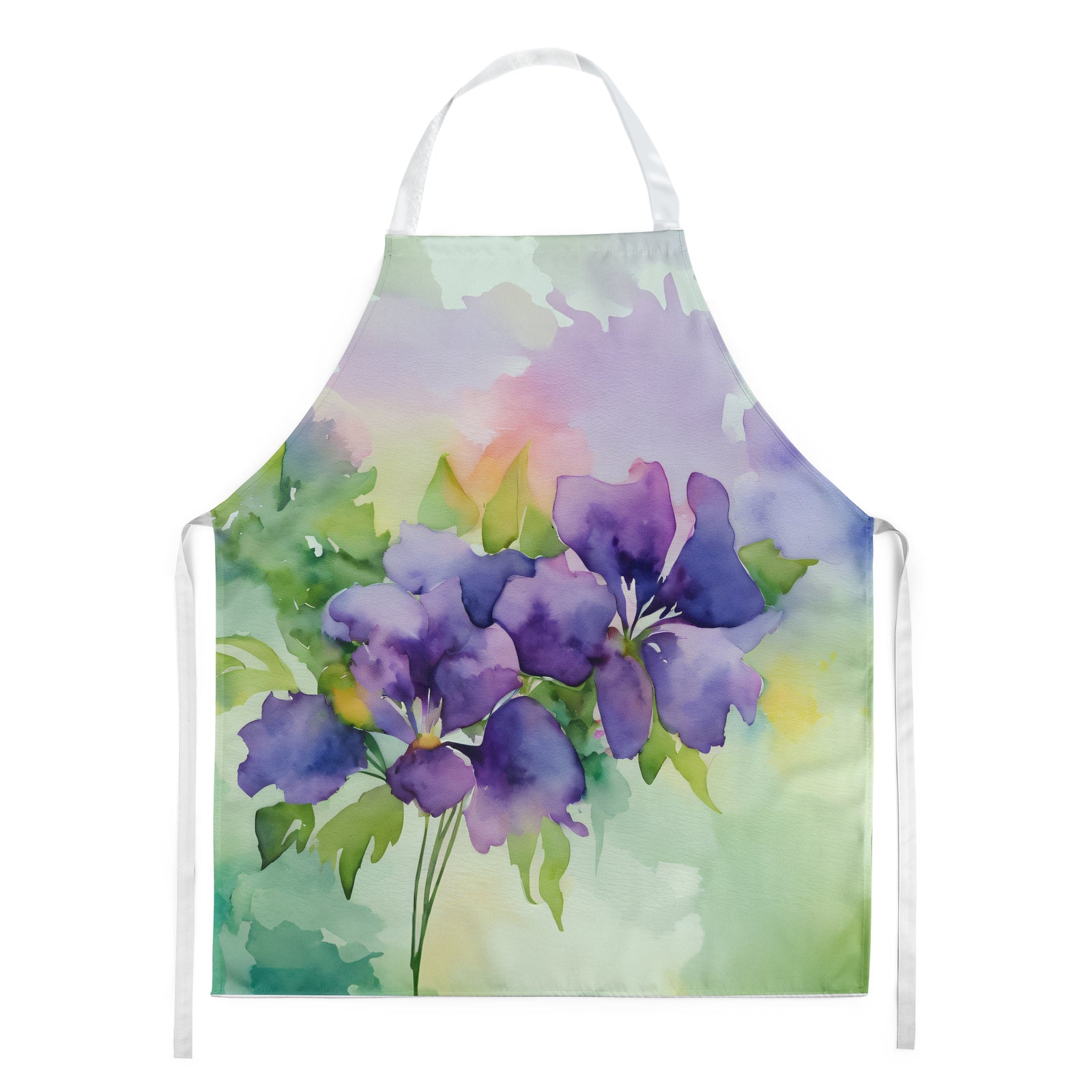 Buy this New Jersey Violet in Watercolor Apron