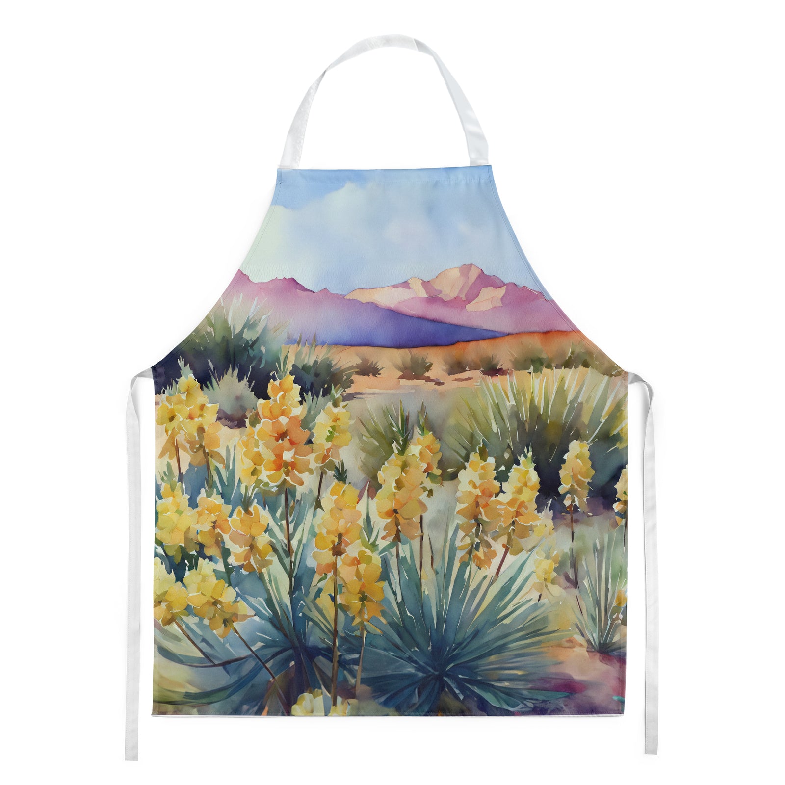 Buy this New Mexico Yucca Flower in Watercolor Apron