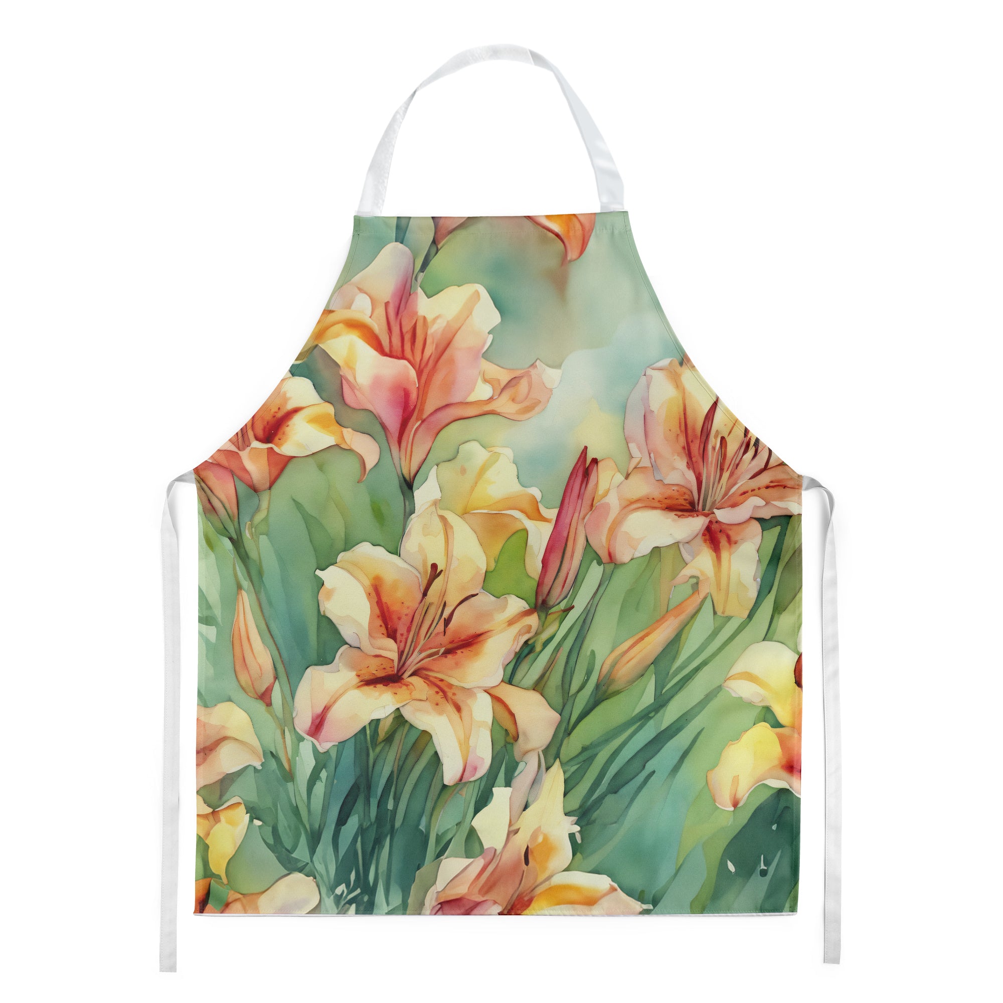 Buy this Utah Sego Lilies in Watercolor Apron