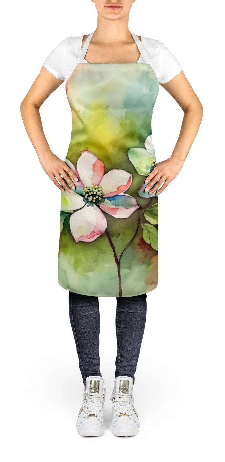 Buy this Virginia American Dogwood in Watercolor Apron