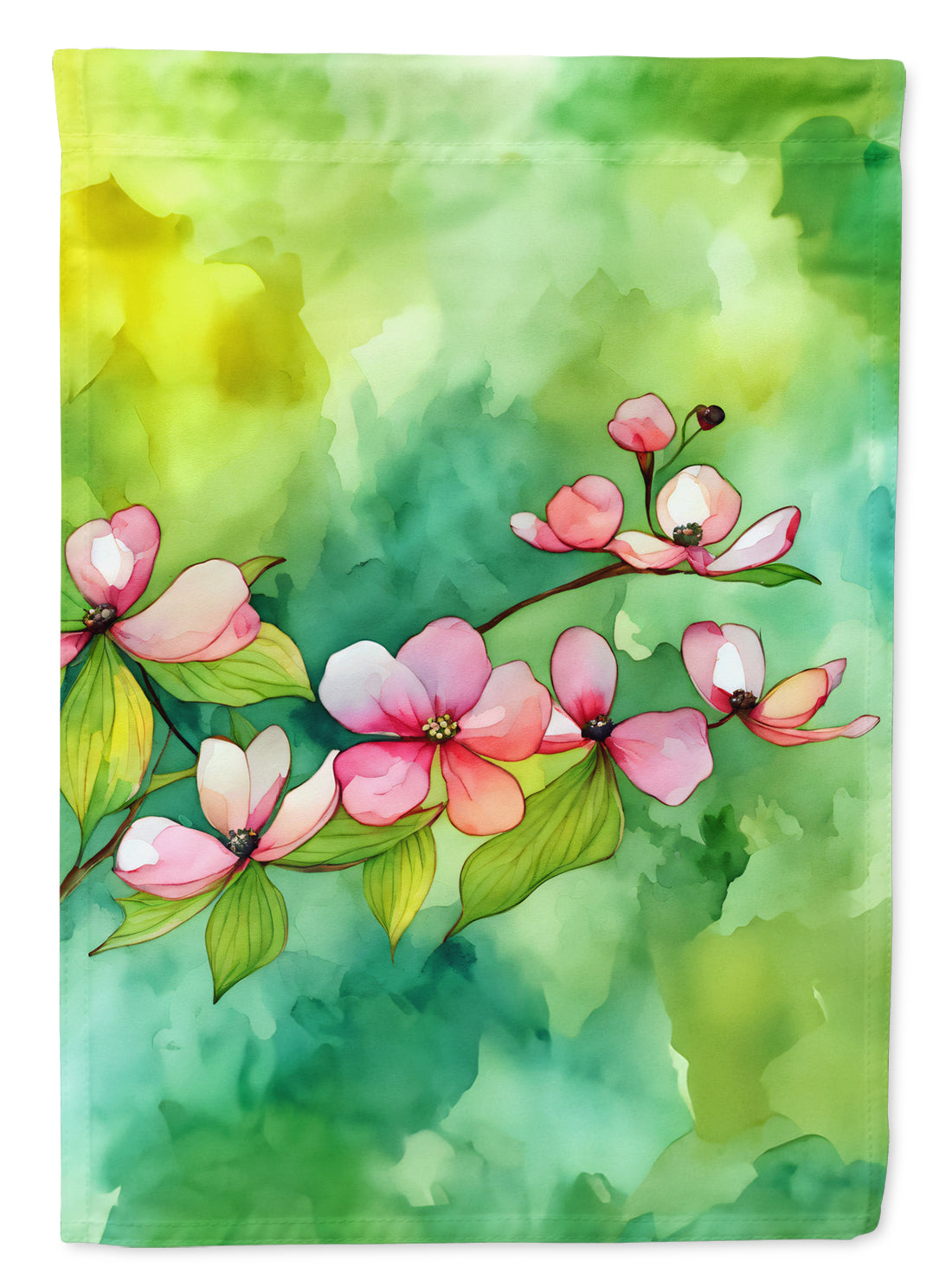 Buy this Virginia American Dogwood in Watercolor Garden Flag