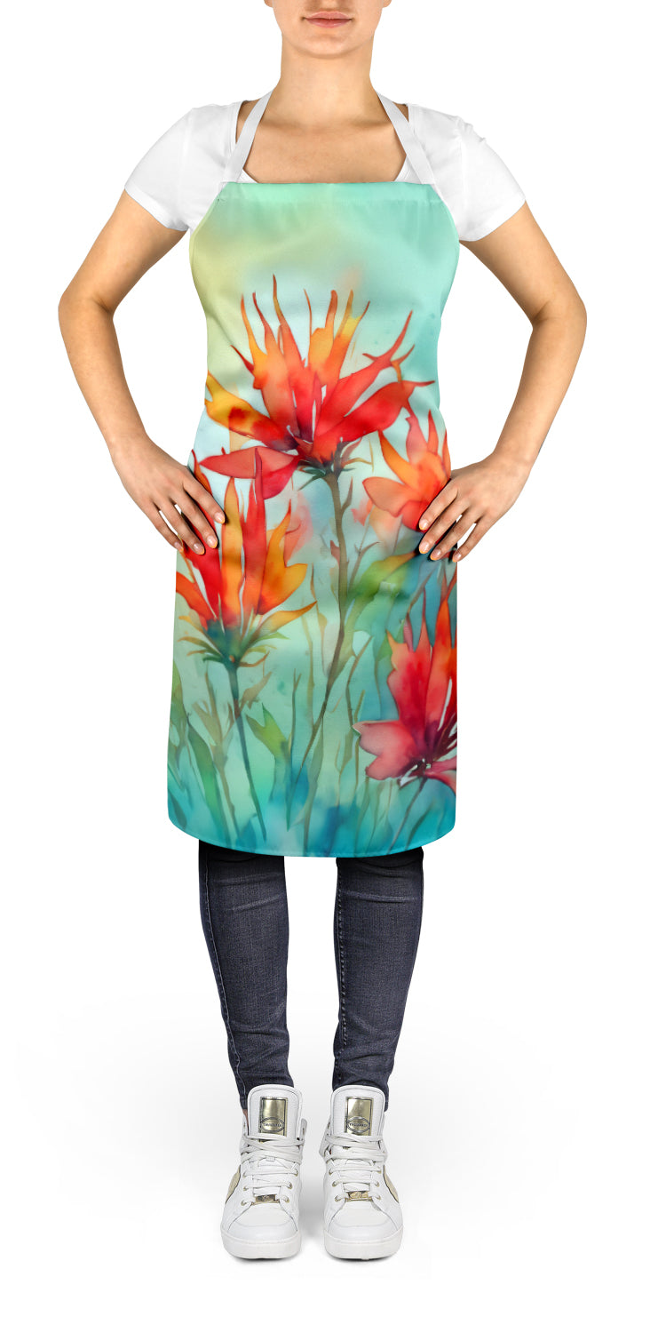 Buy this Wyoming Indian Paintbrush in Watercolor Apron