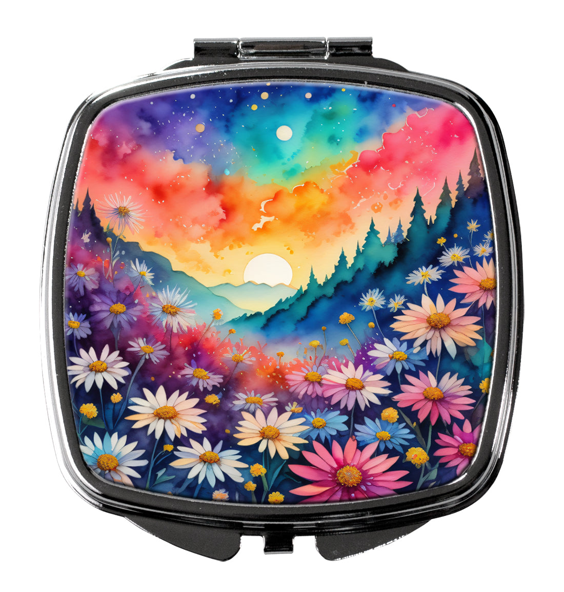 Buy this Colorful Asters Compact Mirror