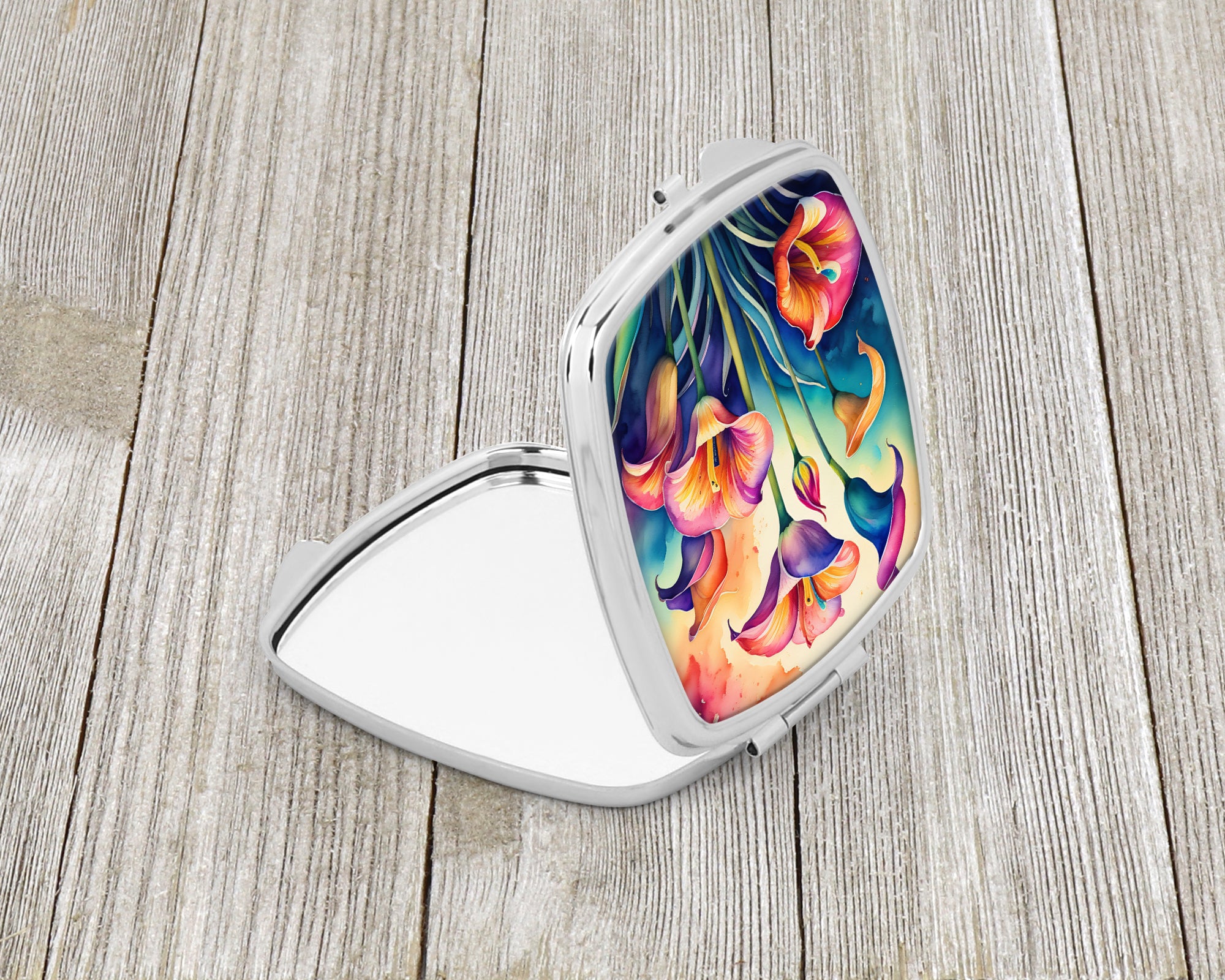 Colorful Calla Lilies Compact Mirror