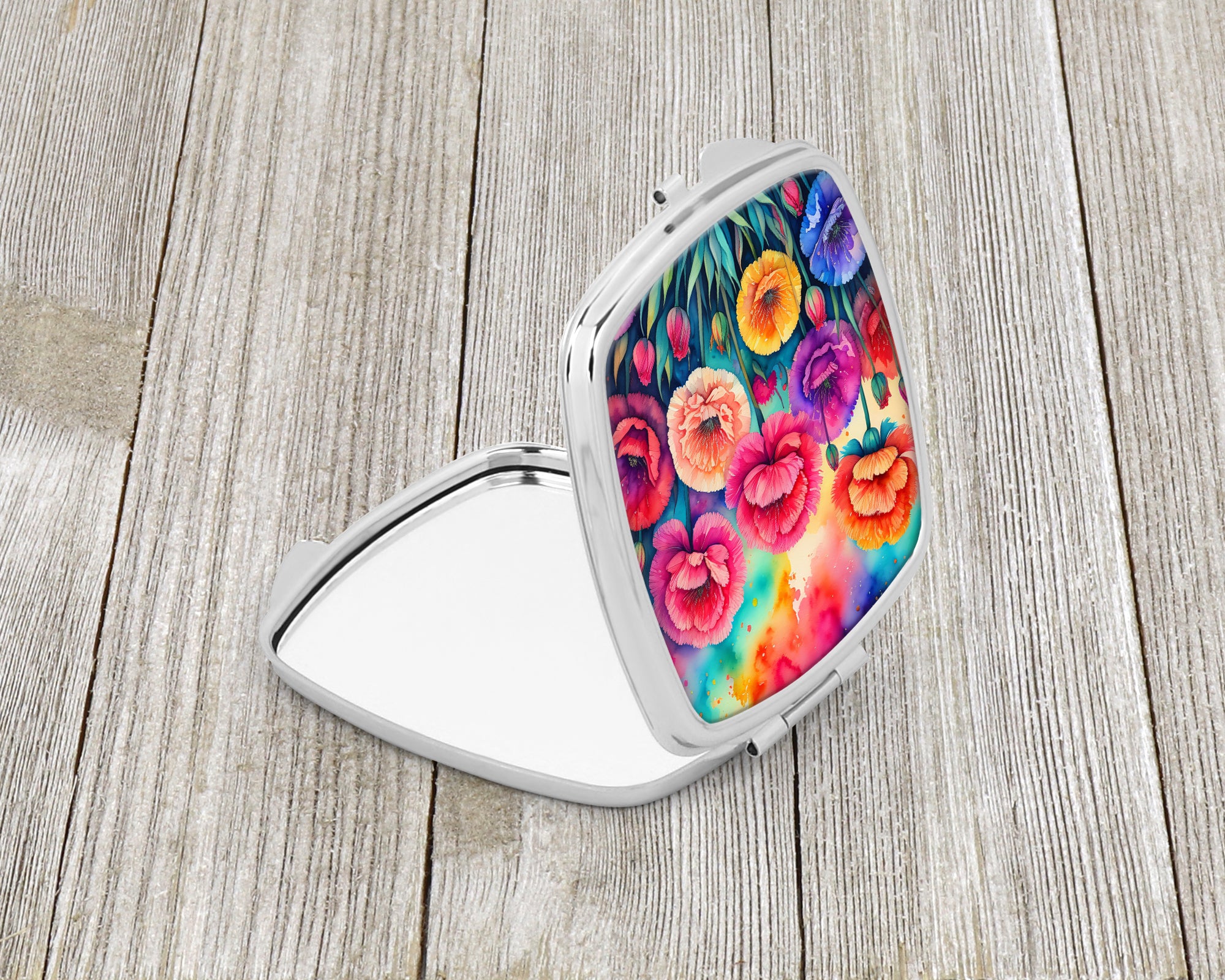 Colorful Carnations Compact Mirror