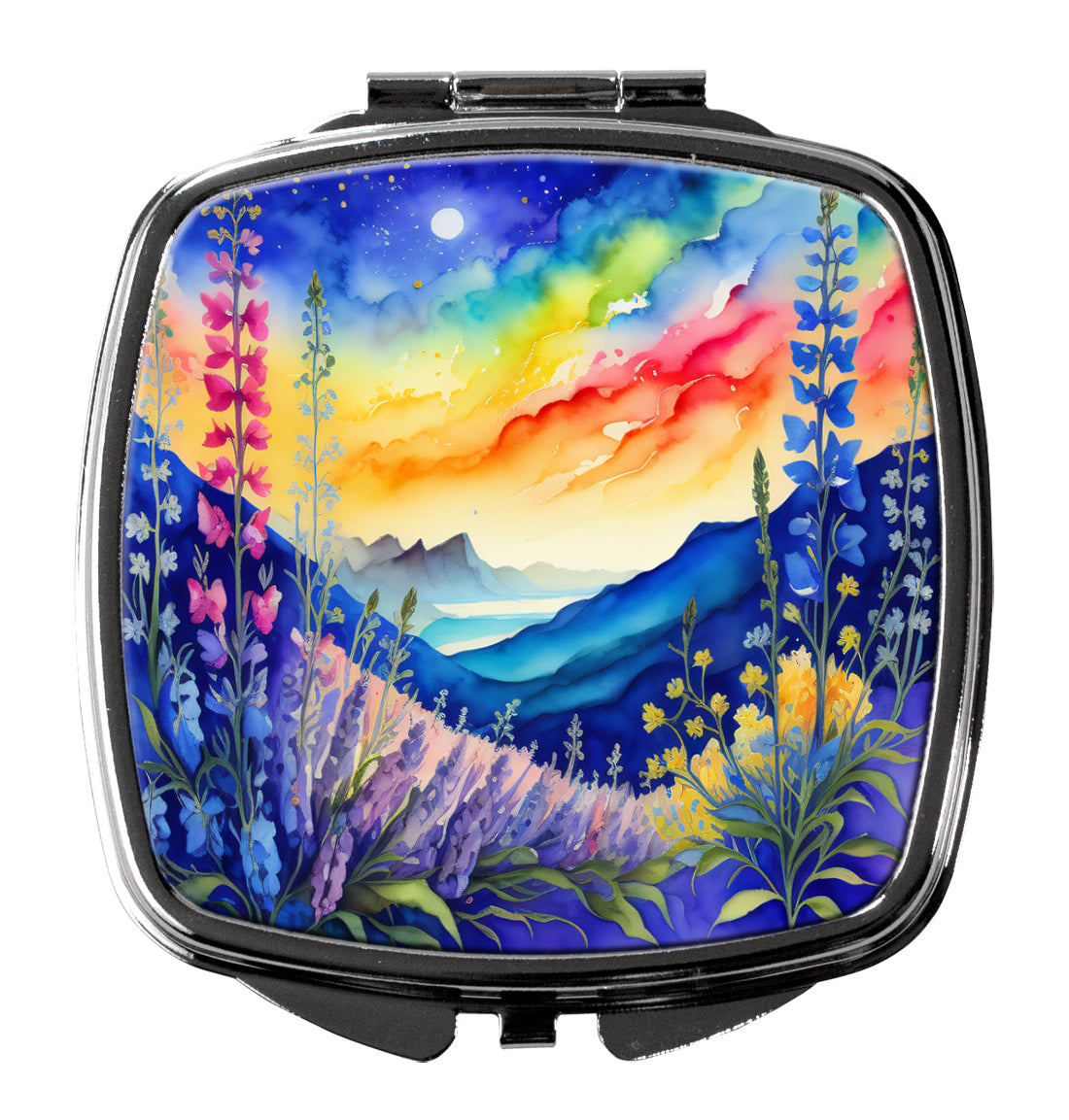 Buy this Colorful Delphinium Compact Mirror