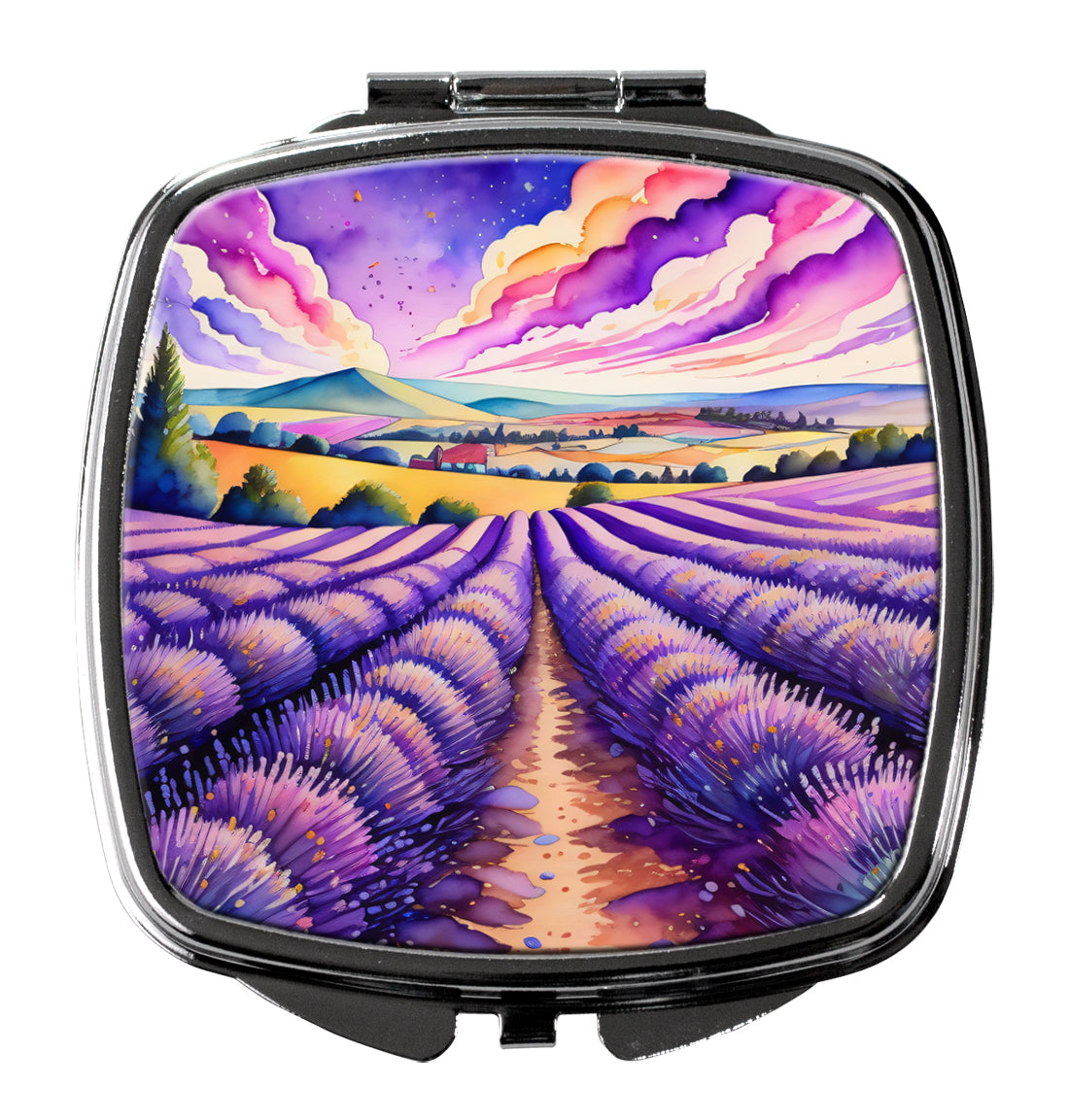 Buy this Colorful English Lavender Compact Mirror