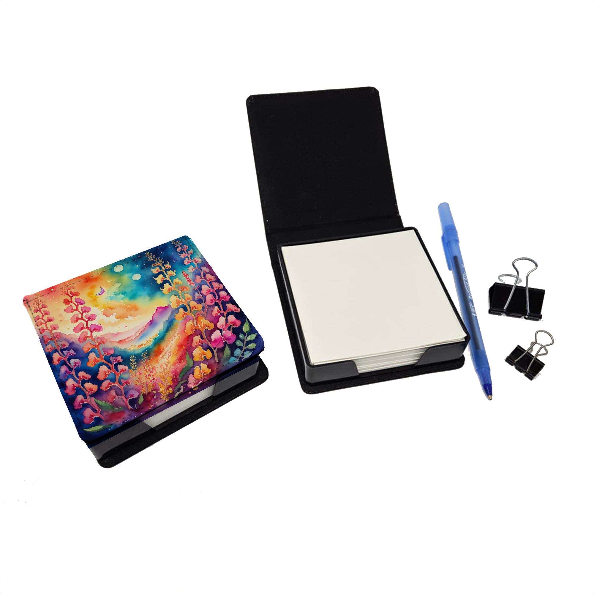 Buy this Colorful Snapdragon PU Leather Note Paper Holder