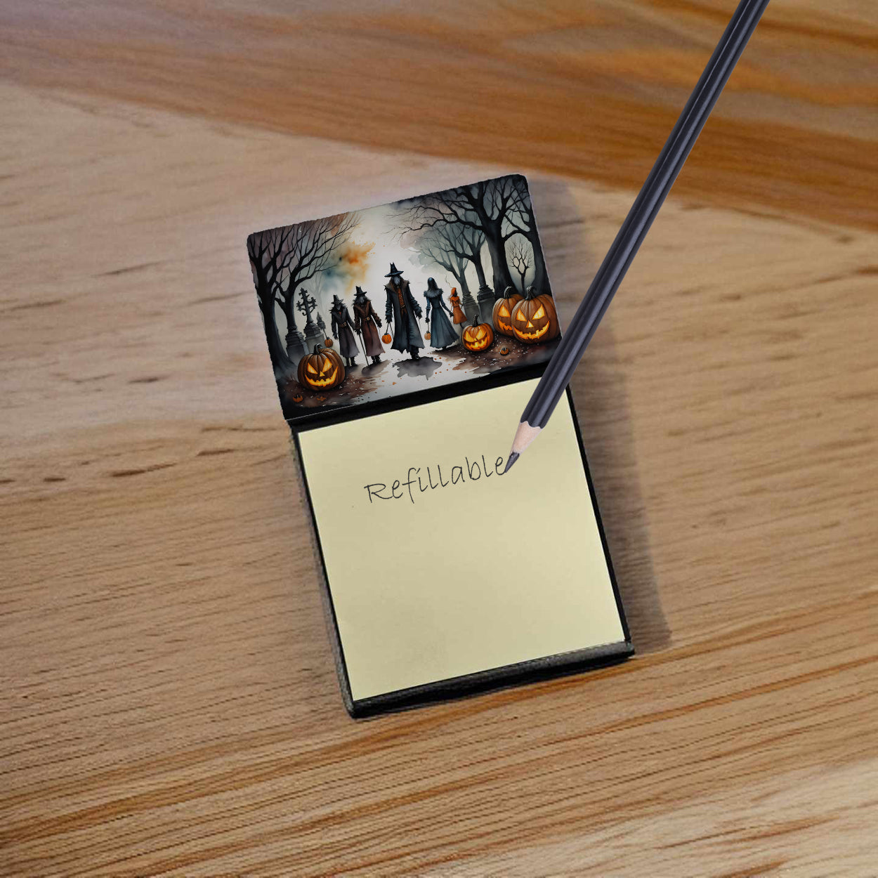 Vampires Spooky Halloween Sticky Note Holder