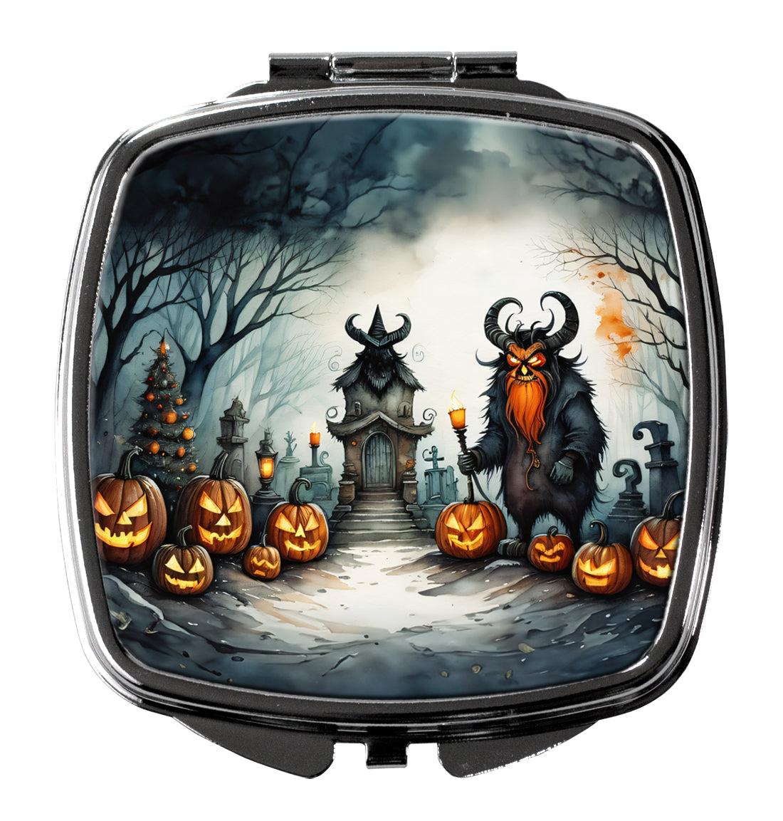 Buy this Krampus The Christmas Demon Spooky Halloween Compact Mirror