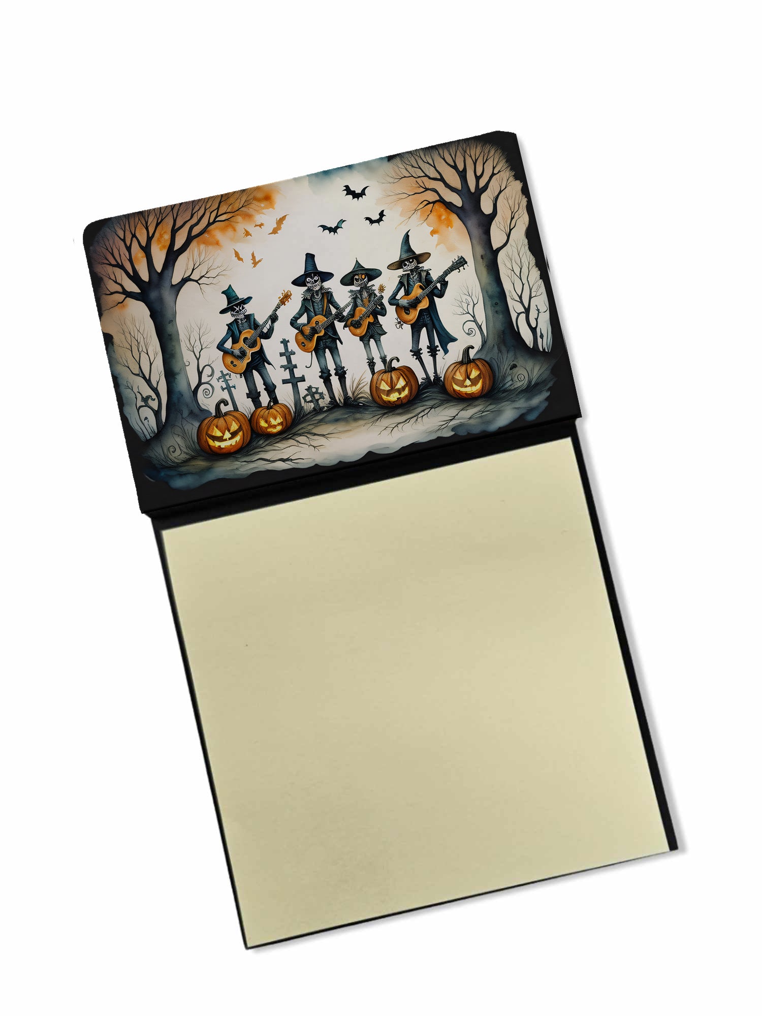 Buy this Mariachi Skeleton Band Spooky Halloween Sticky Note Holder