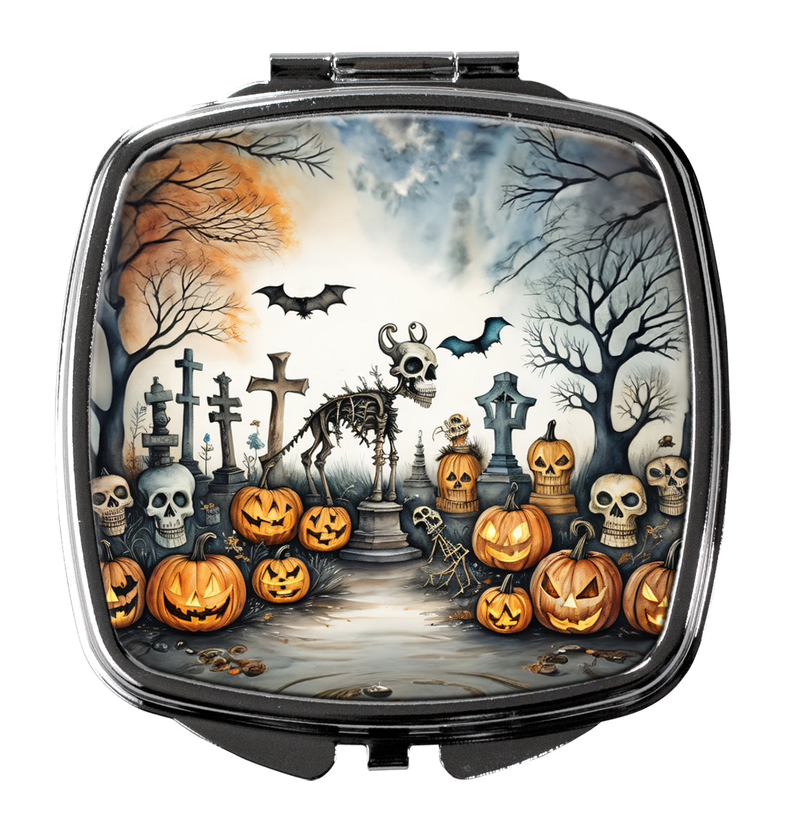 Buy this Pet Cemetery Spooky Halloween Compact Mirror